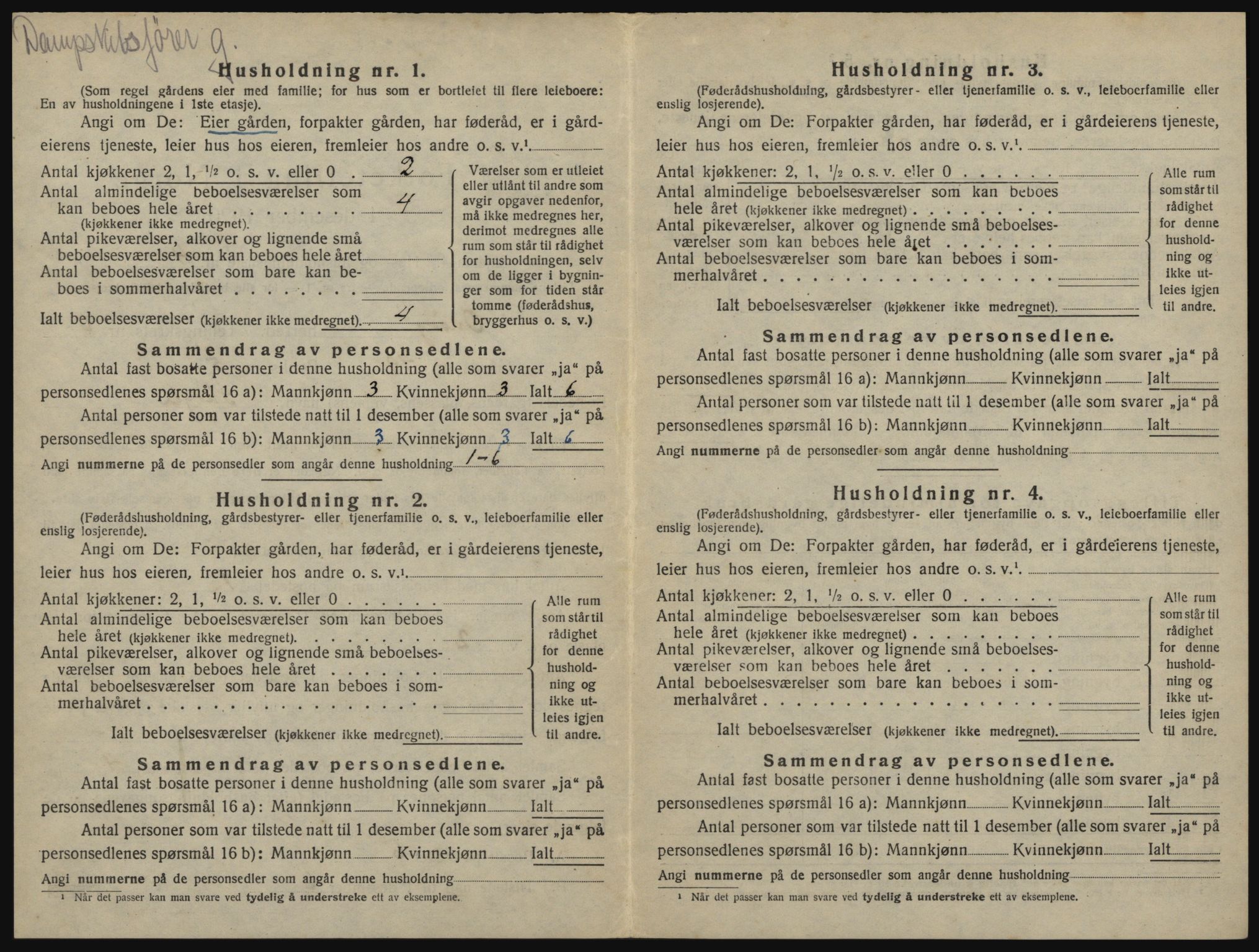 SAO, 1920 census for Onsøy, 1920, p. 937