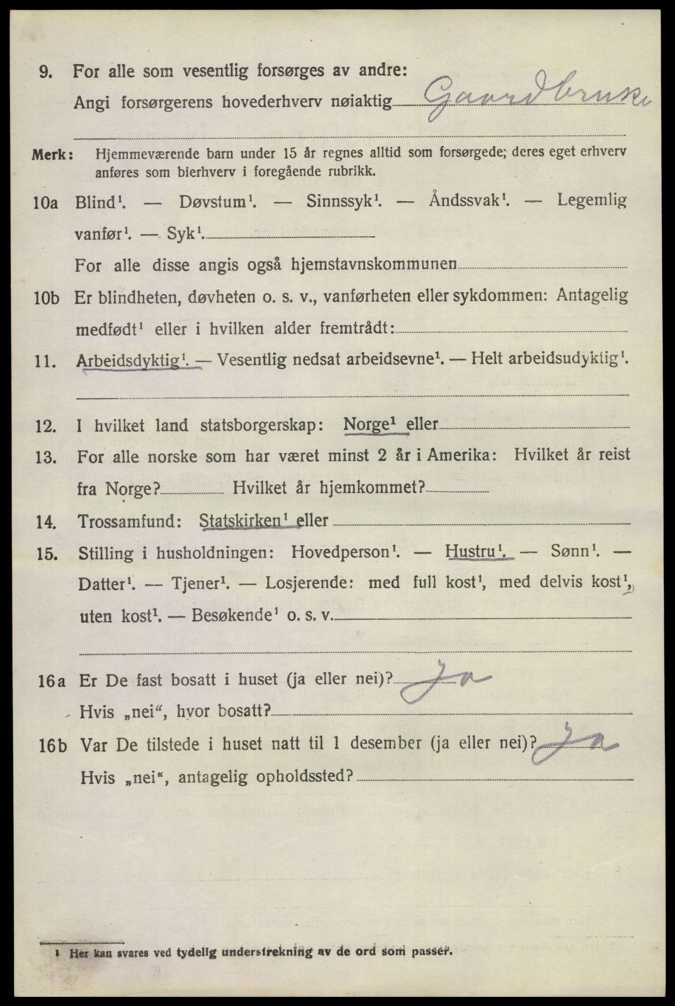 SAKO, 1920 census for Lardal, 1920, p. 5576