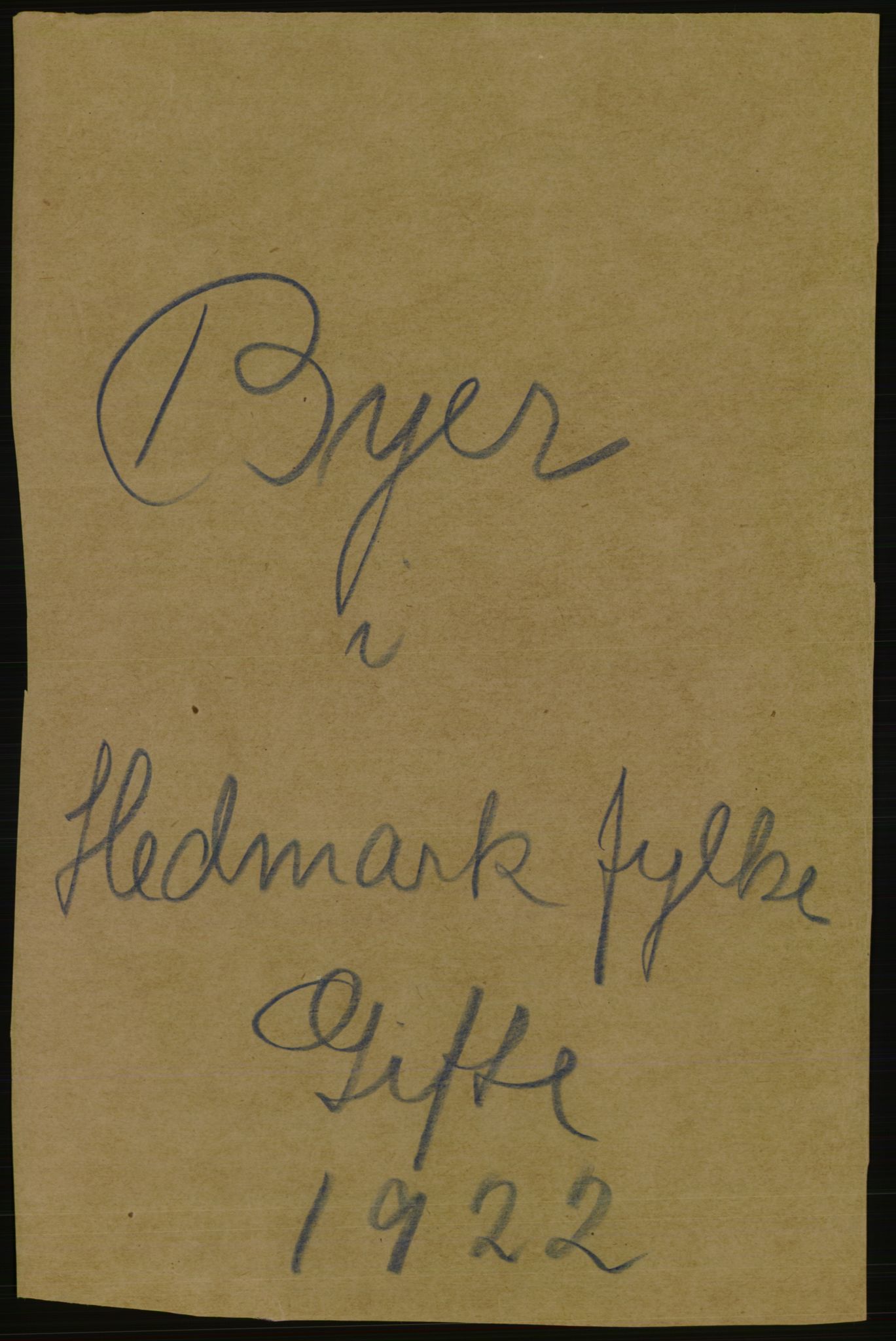 Statistisk sentralbyrå, Sosiodemografiske emner, Befolkning, RA/S-2228/D/Df/Dfc/Dfcb/L0012: Hedmark fylke: Gifte, døde, dødfødte.  Bygder og byer., 1922, p. 561