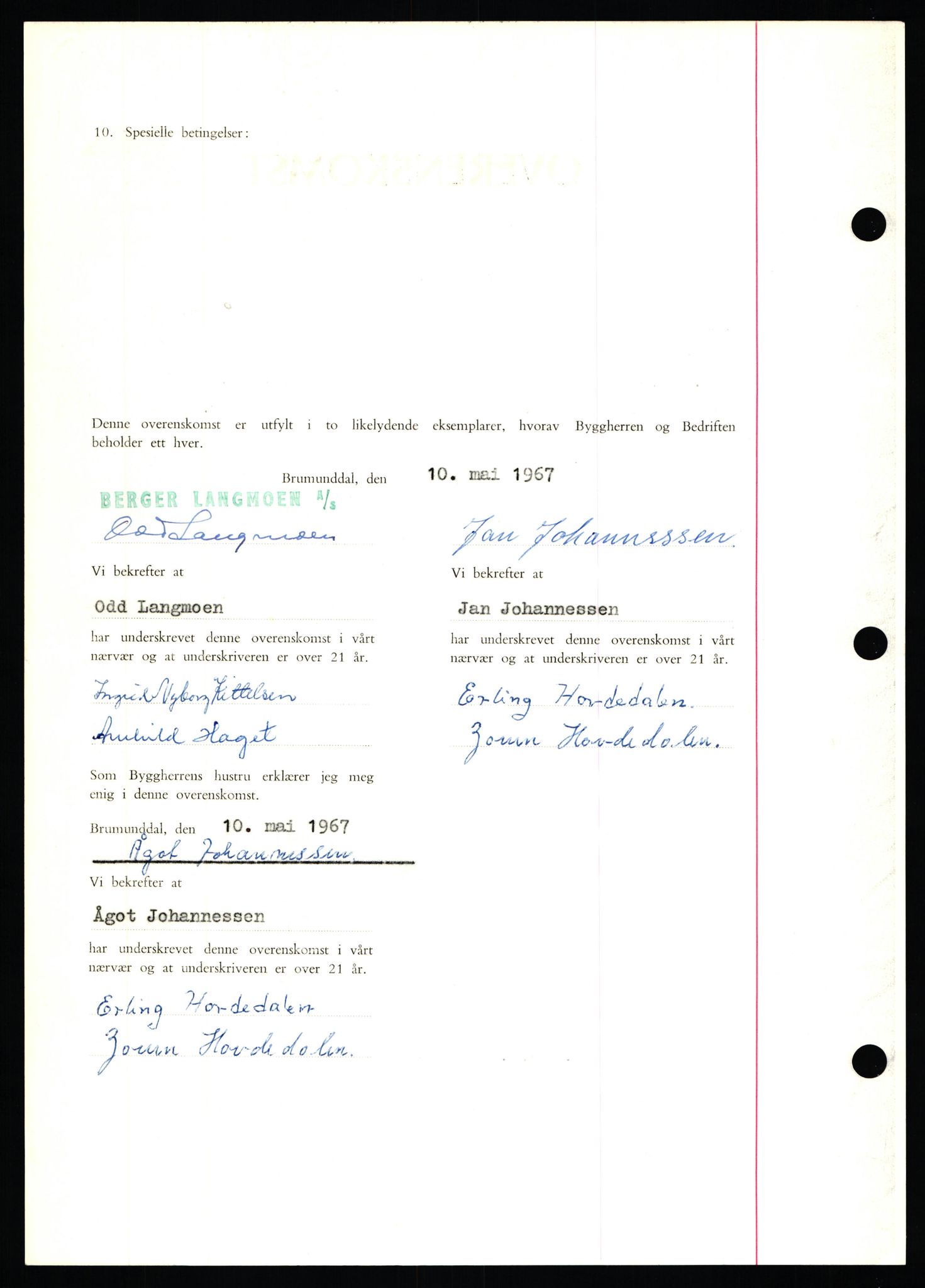 Nord-Hedmark sorenskriveri, SAH/TING-012/H/Hb/Hbf/L0071: Mortgage book no. B71, 1967-1967, Diary no: : 2528/1967