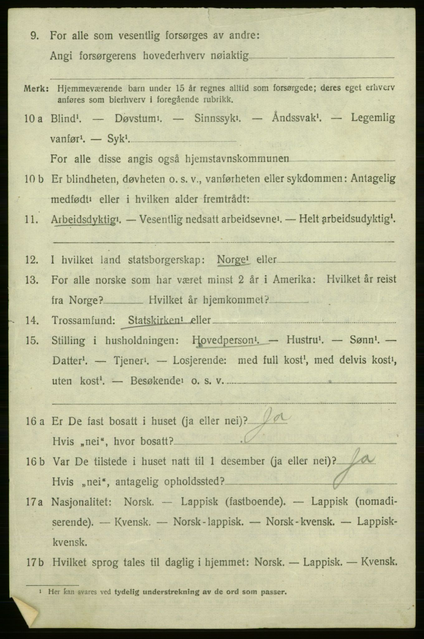 SATØ, 1920 census for Berlevåg, 1920, p. 562