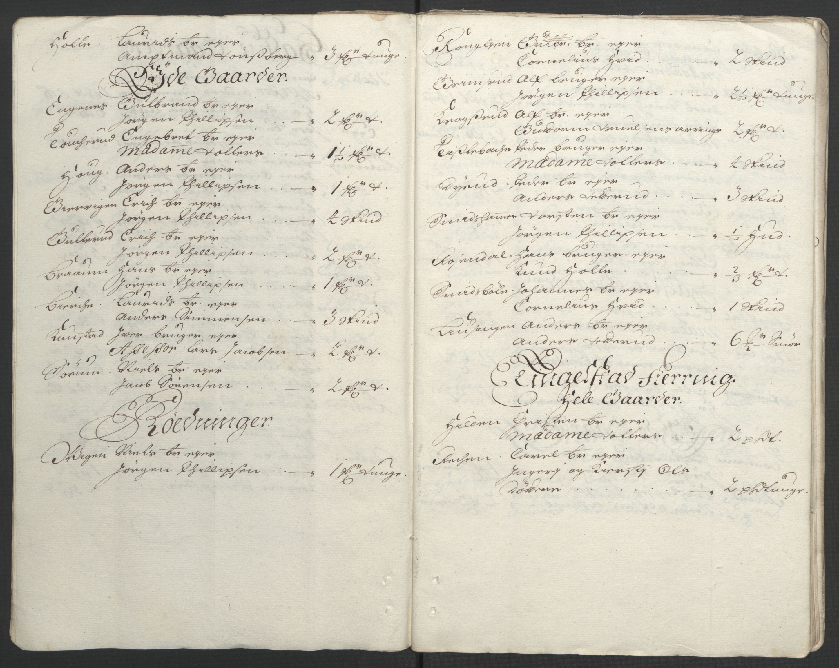 Rentekammeret inntil 1814, Reviderte regnskaper, Fogderegnskap, AV/RA-EA-4092/R18/L1292: Fogderegnskap Hadeland, Toten og Valdres, 1693-1694, p. 68