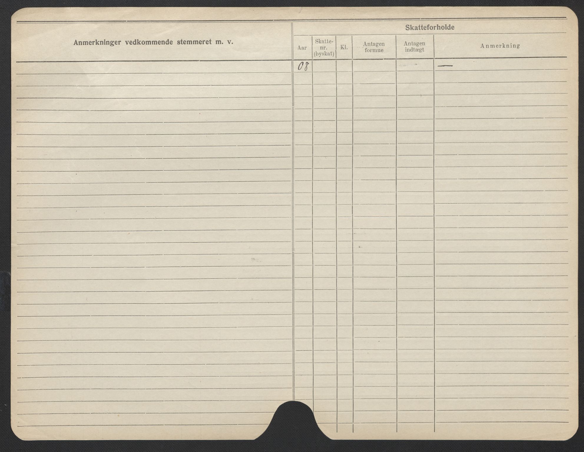 Oslo folkeregister, Registerkort, AV/SAO-A-11715/F/Fa/Fac/L0024: Kvinner, 1906-1914, p. 53b