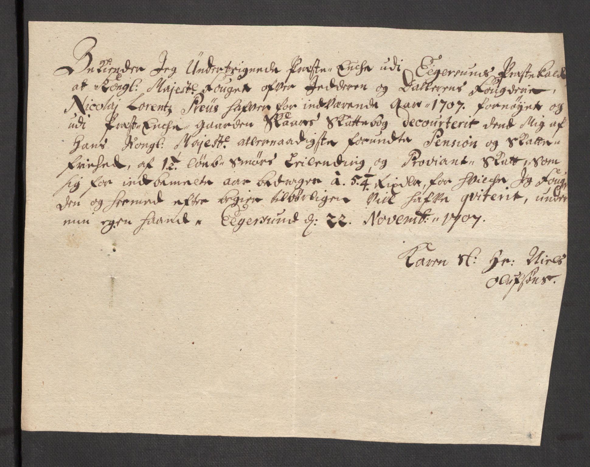 Rentekammeret inntil 1814, Reviderte regnskaper, Fogderegnskap, AV/RA-EA-4092/R46/L2733: Fogderegnskap Jæren og Dalane, 1705-1708, p. 289