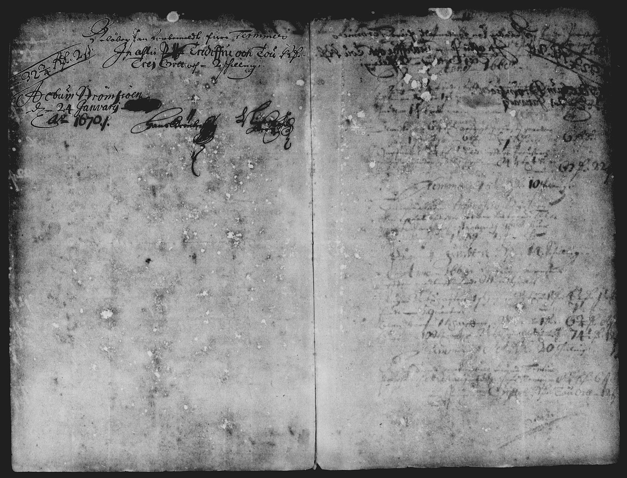 Rentekammeret inntil 1814, Reviderte regnskaper, Stiftamtstueregnskaper, Landkommissariatet på Akershus og Akershus stiftamt, AV/RA-EA-5869/R/Rb/L0066: Akershus stiftamt, 1668-1669