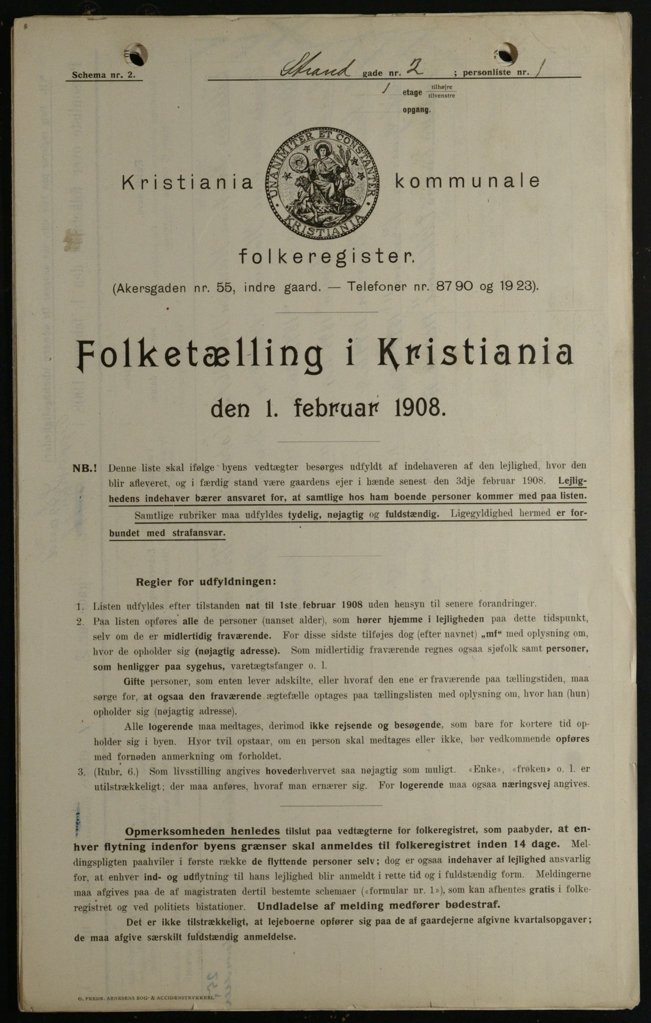 OBA, Municipal Census 1908 for Kristiania, 1908, p. 93224