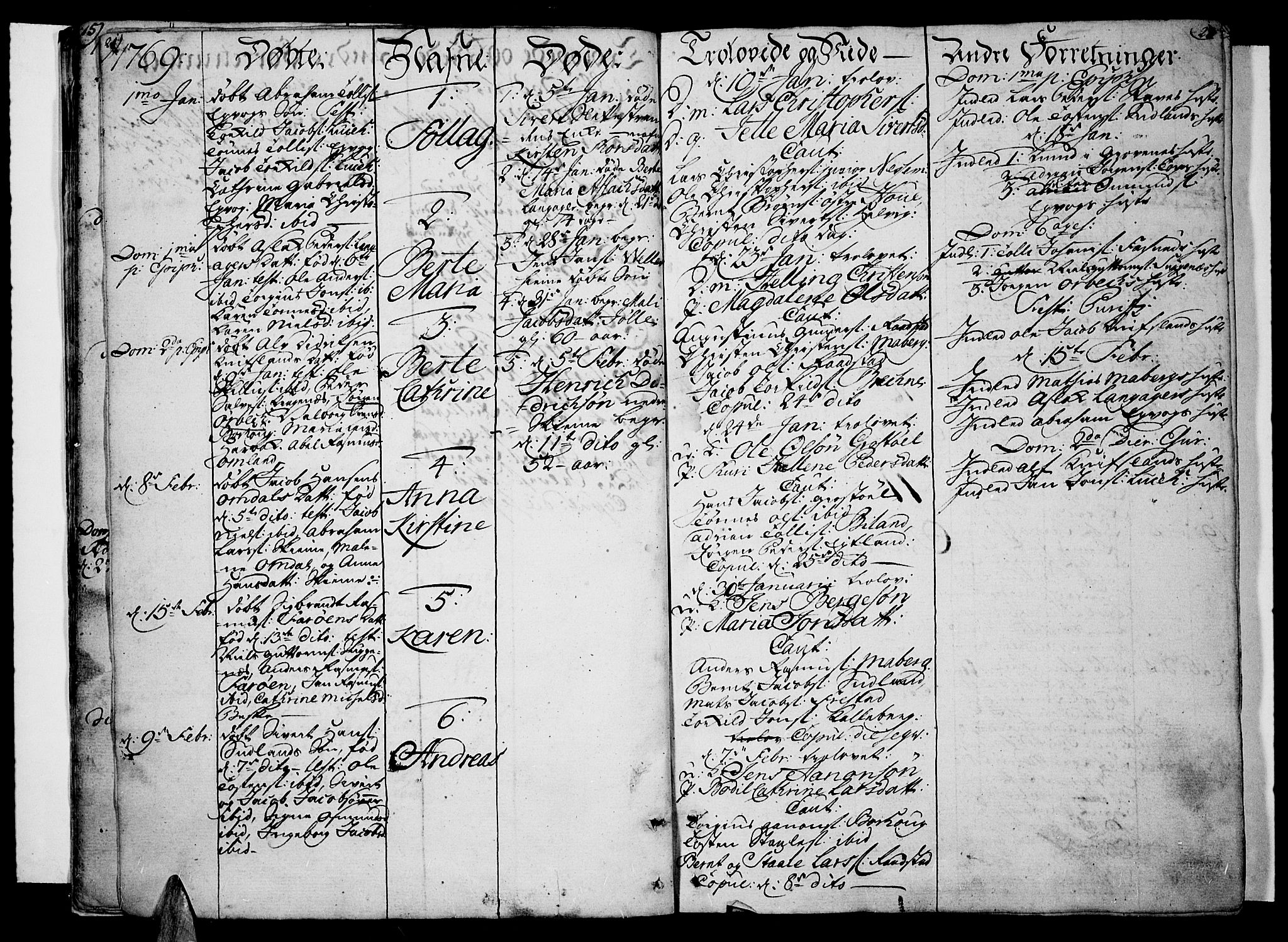 Lista sokneprestkontor, SAK/1111-0027/F/Fa/L0004: Parish register (official) no. A 4, 1768-1794, p. 21-22