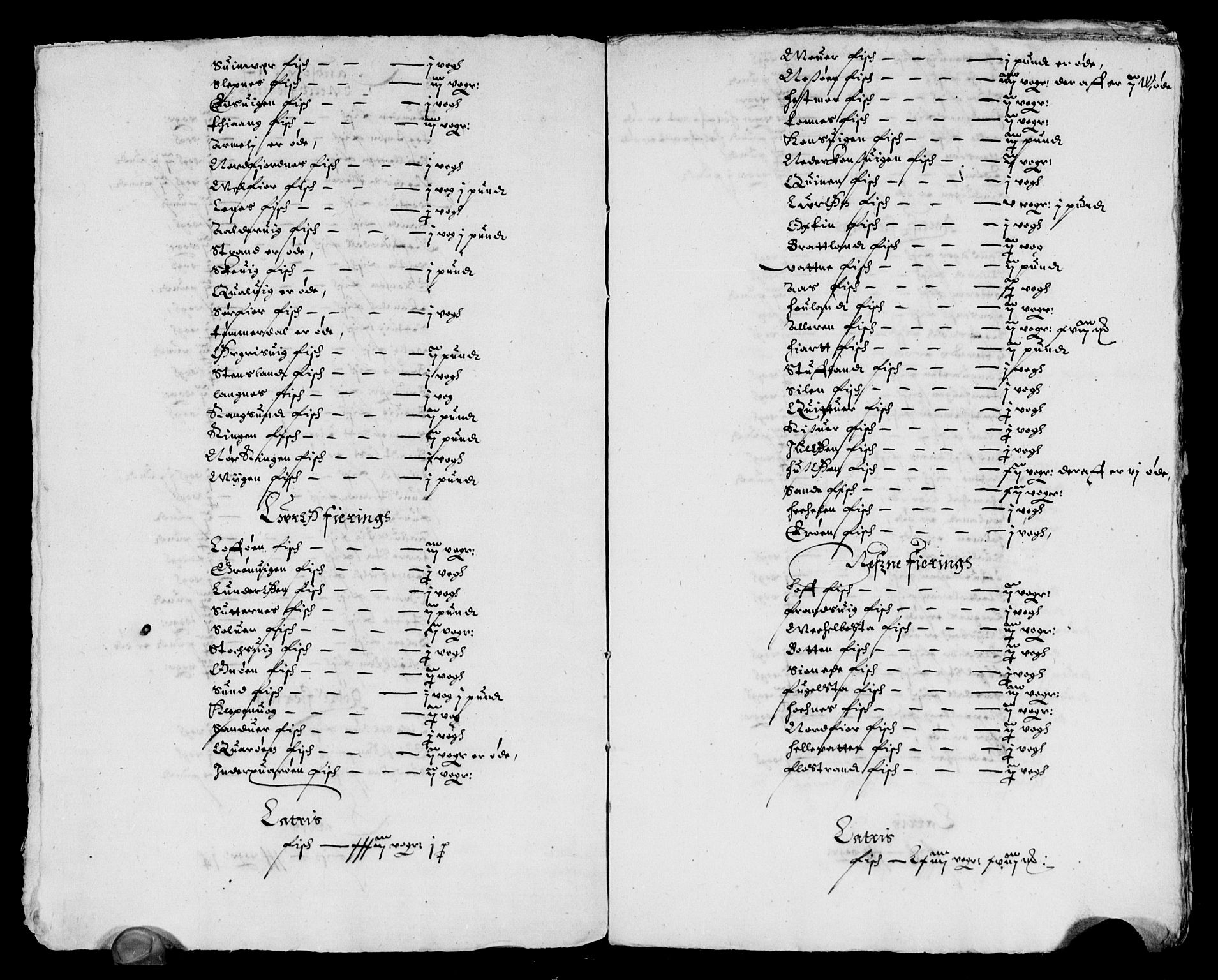 Rentekammeret inntil 1814, Reviderte regnskaper, Lensregnskaper, AV/RA-EA-5023/R/Rb/Rbz/L0025: Nordlandenes len, 1631-1635