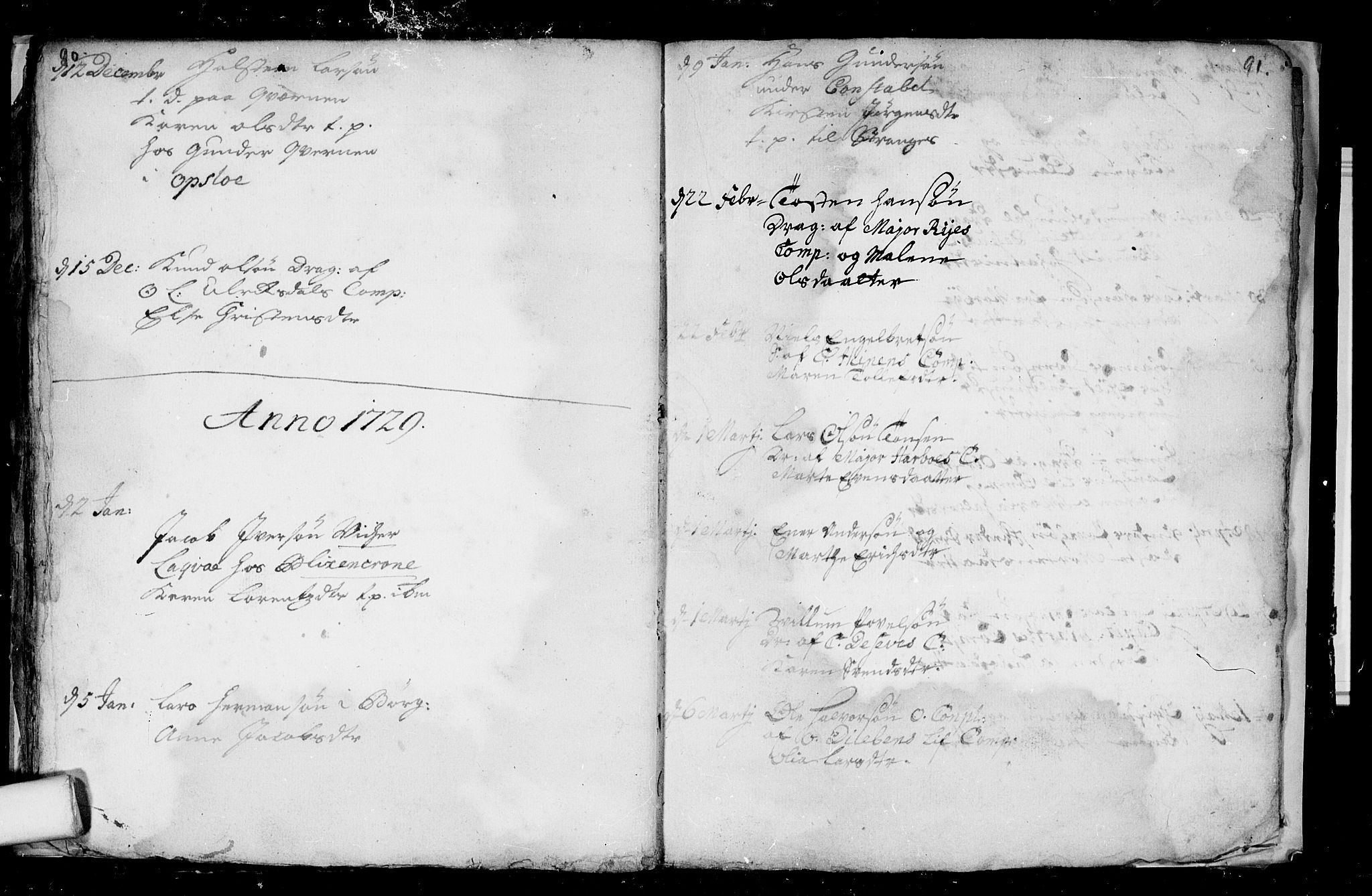 Aker prestekontor kirkebøker, SAO/A-10861/F/L0003: Parish register (official) no. 3, 1723-1731, p. 90-91