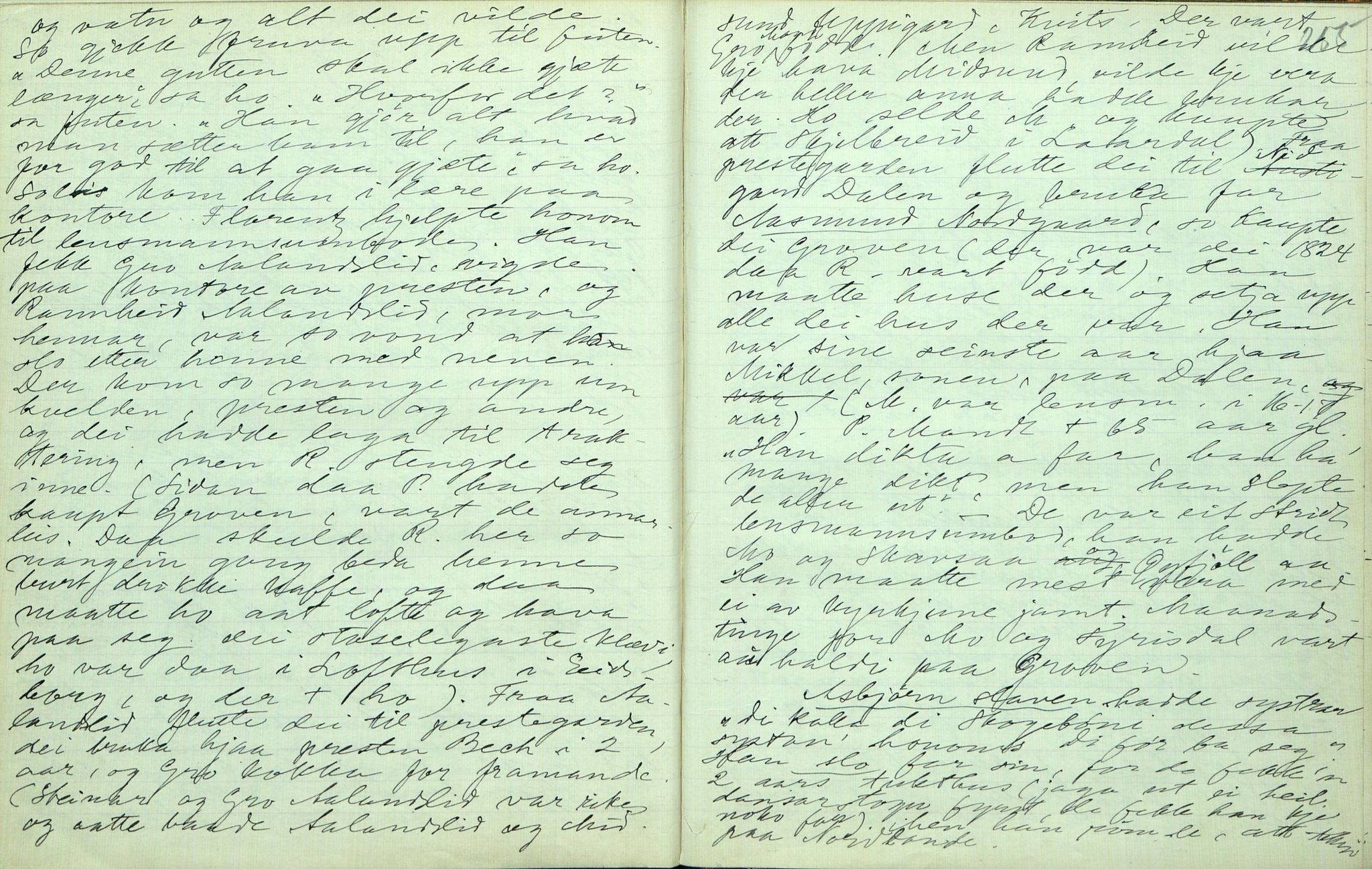 Rikard Berge, TEMU/TGM-A-1003/F/L0006/0045: 201-250 / 245 Kviteseid. Skrive av Marte Rudsodden, 1913, p. 254-255