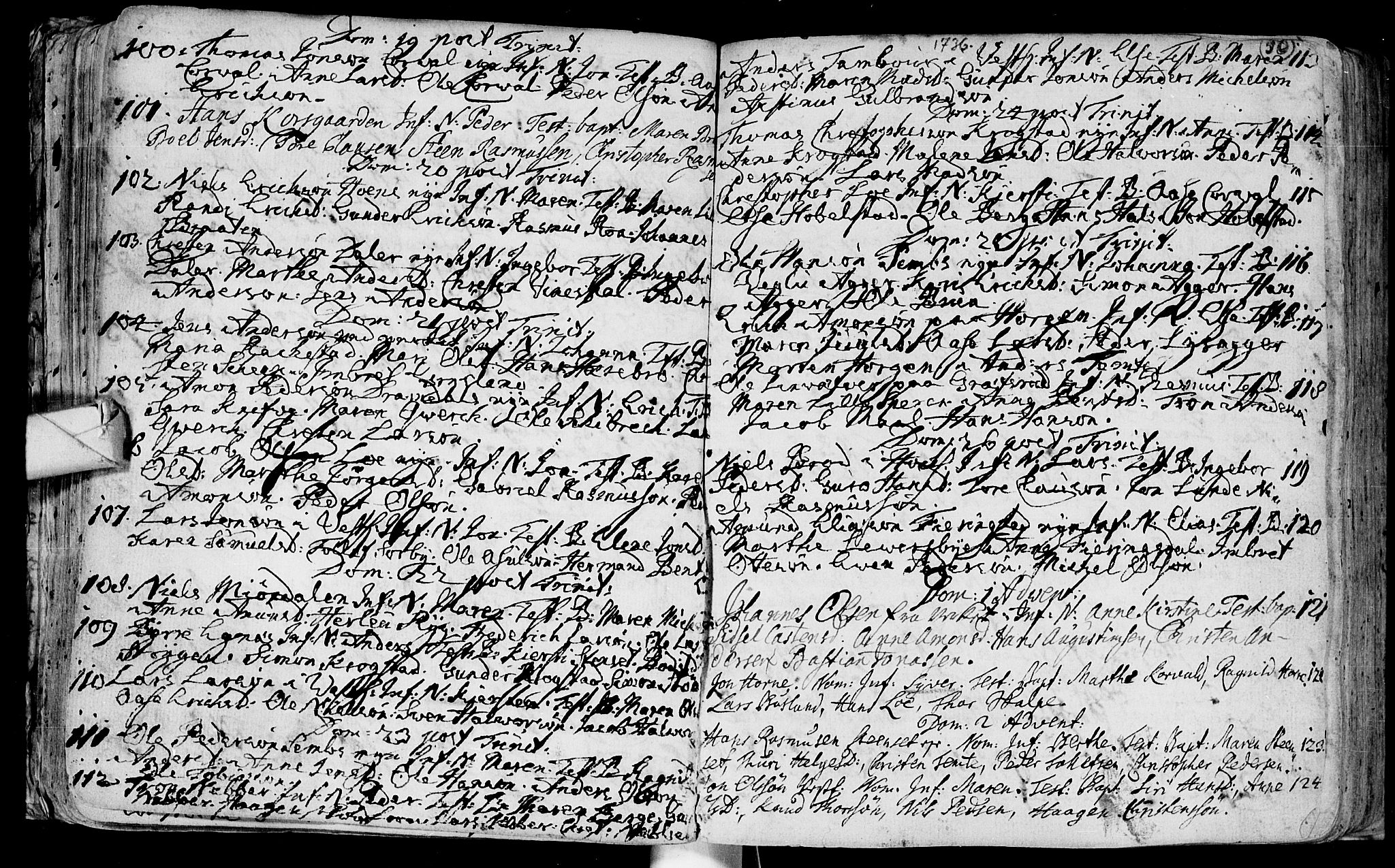 Eiker kirkebøker, AV/SAKO-A-4/F/Fa/L0003: Parish register (official) no. I 3, 1724-1753, p. 50