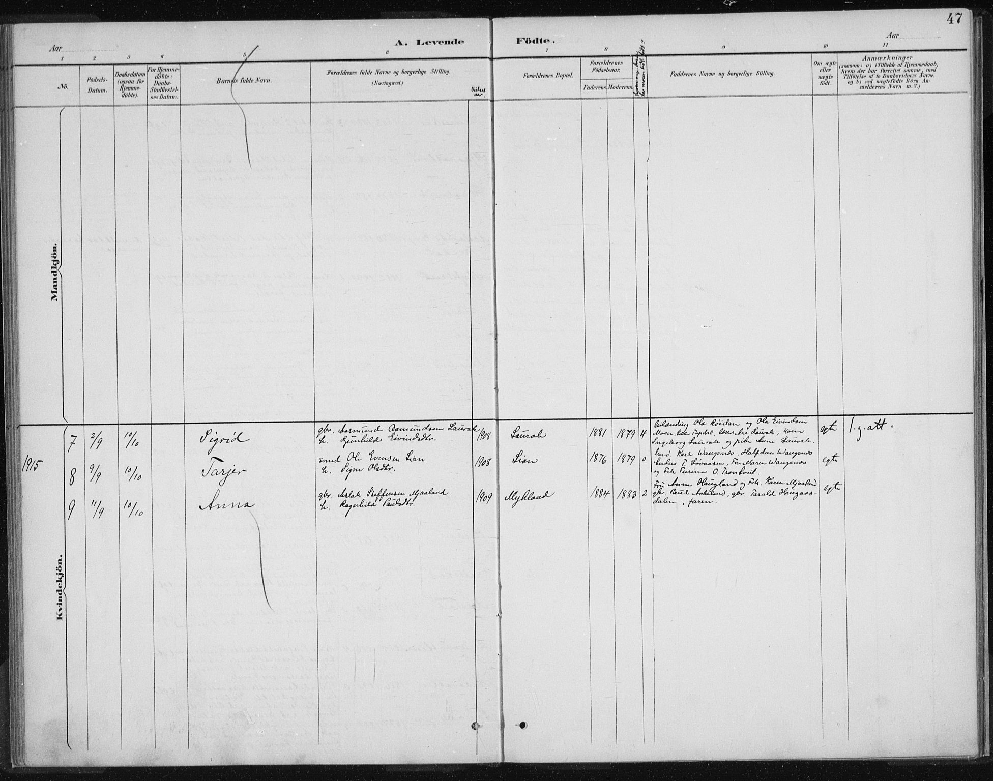 Herefoss sokneprestkontor, AV/SAK-1111-0019/F/Fa/Fac/L0002: Parish register (official) no. A 2, 1887-1915, p. 47