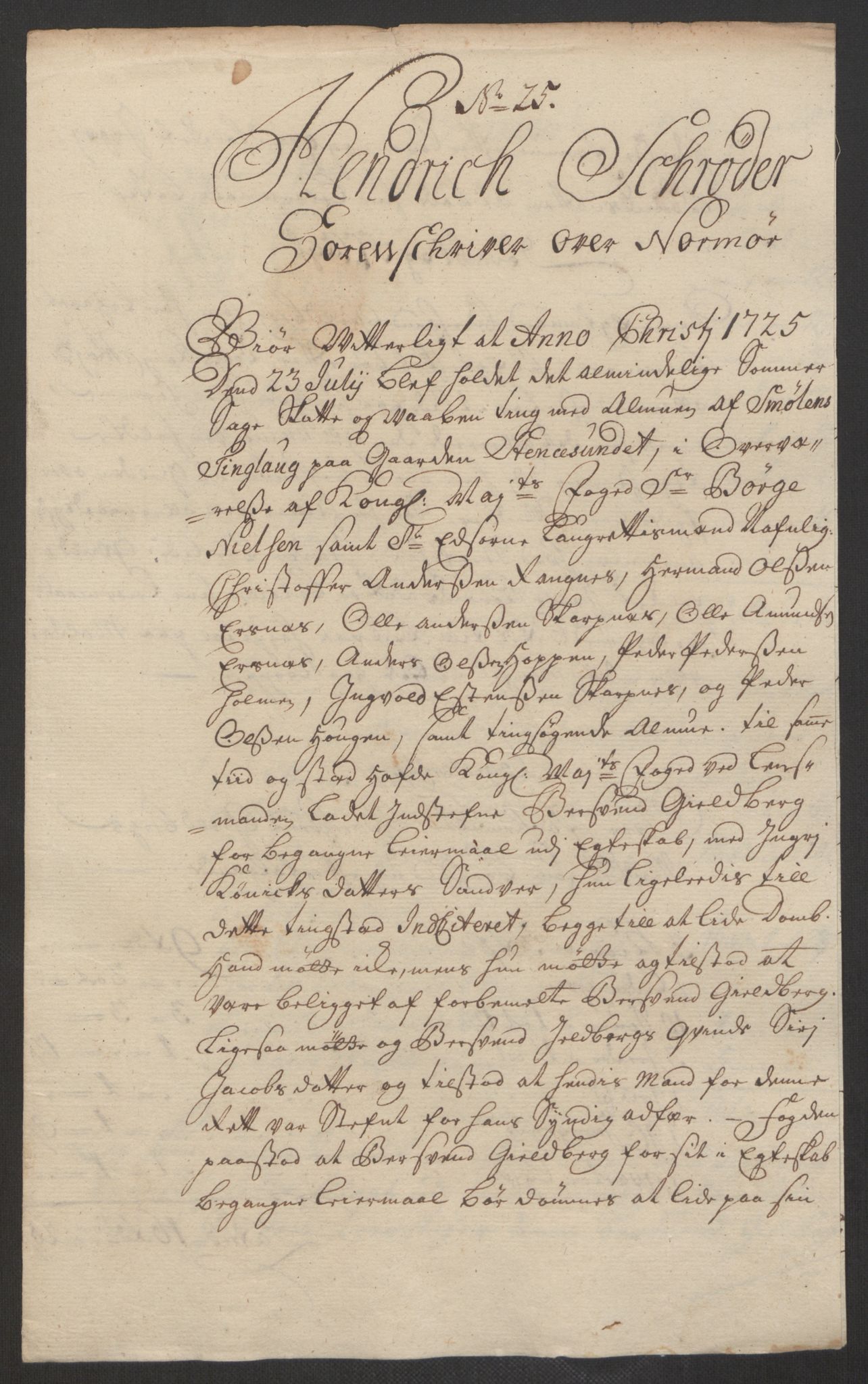 Rentekammeret inntil 1814, Reviderte regnskaper, Fogderegnskap, AV/RA-EA-4092/R56/L3758: Fogderegnskap Nordmøre, 1725, p. 225