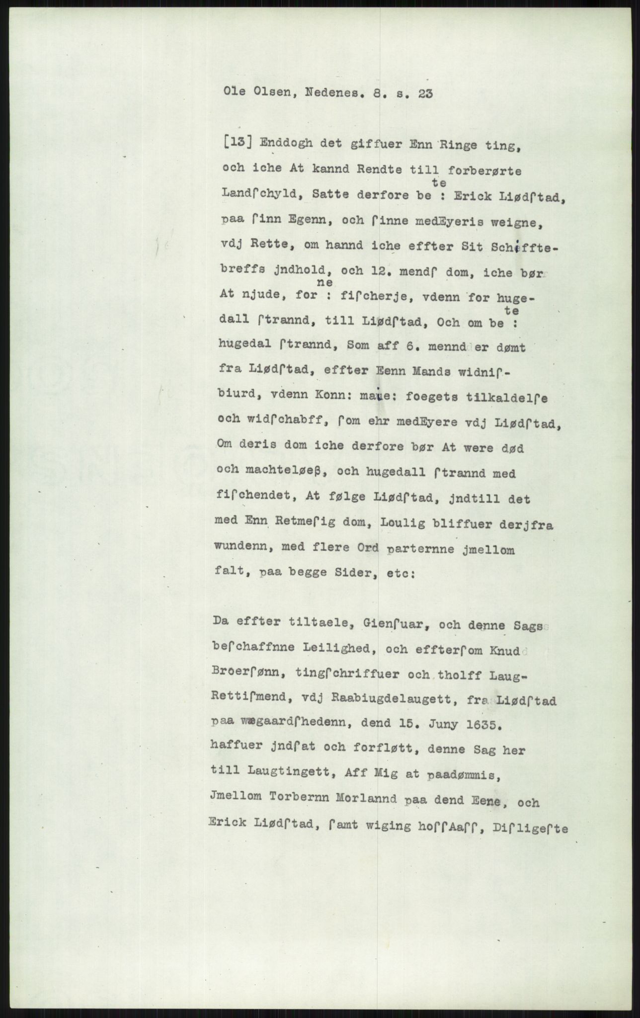 Samlinger til kildeutgivelse, Diplomavskriftsamlingen, AV/RA-EA-4053/H/Ha, p. 2997