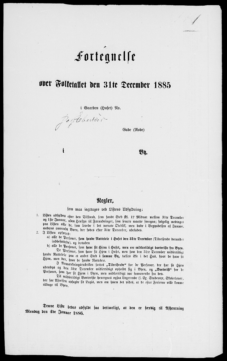 RA, 1885 census for 0101 Fredrikshald, 1885, p. 1751