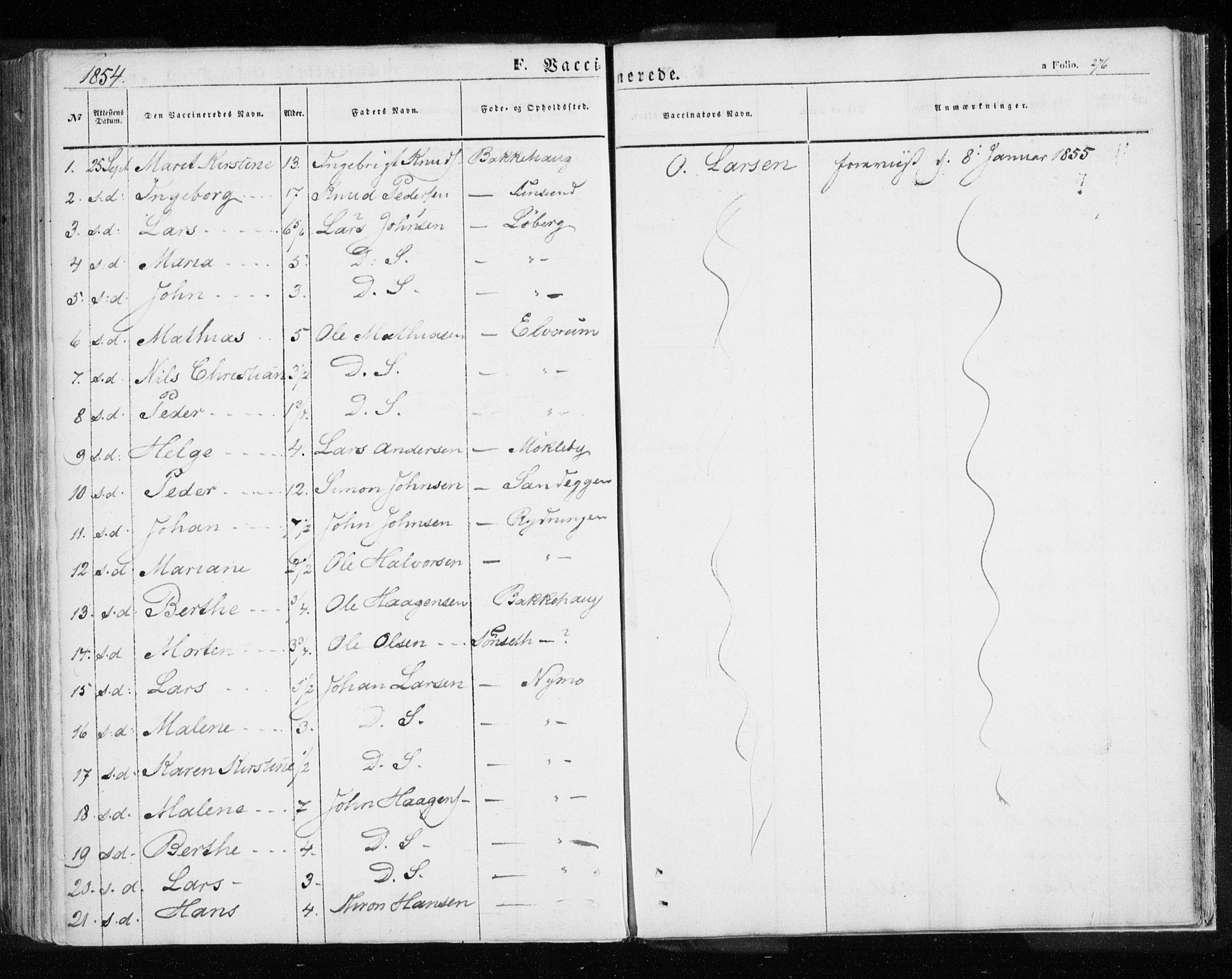 Målselv sokneprestembete, SATØ/S-1311/G/Ga/Gaa/L0003kirke: Parish register (official) no. 3, 1853-1863, p. 276