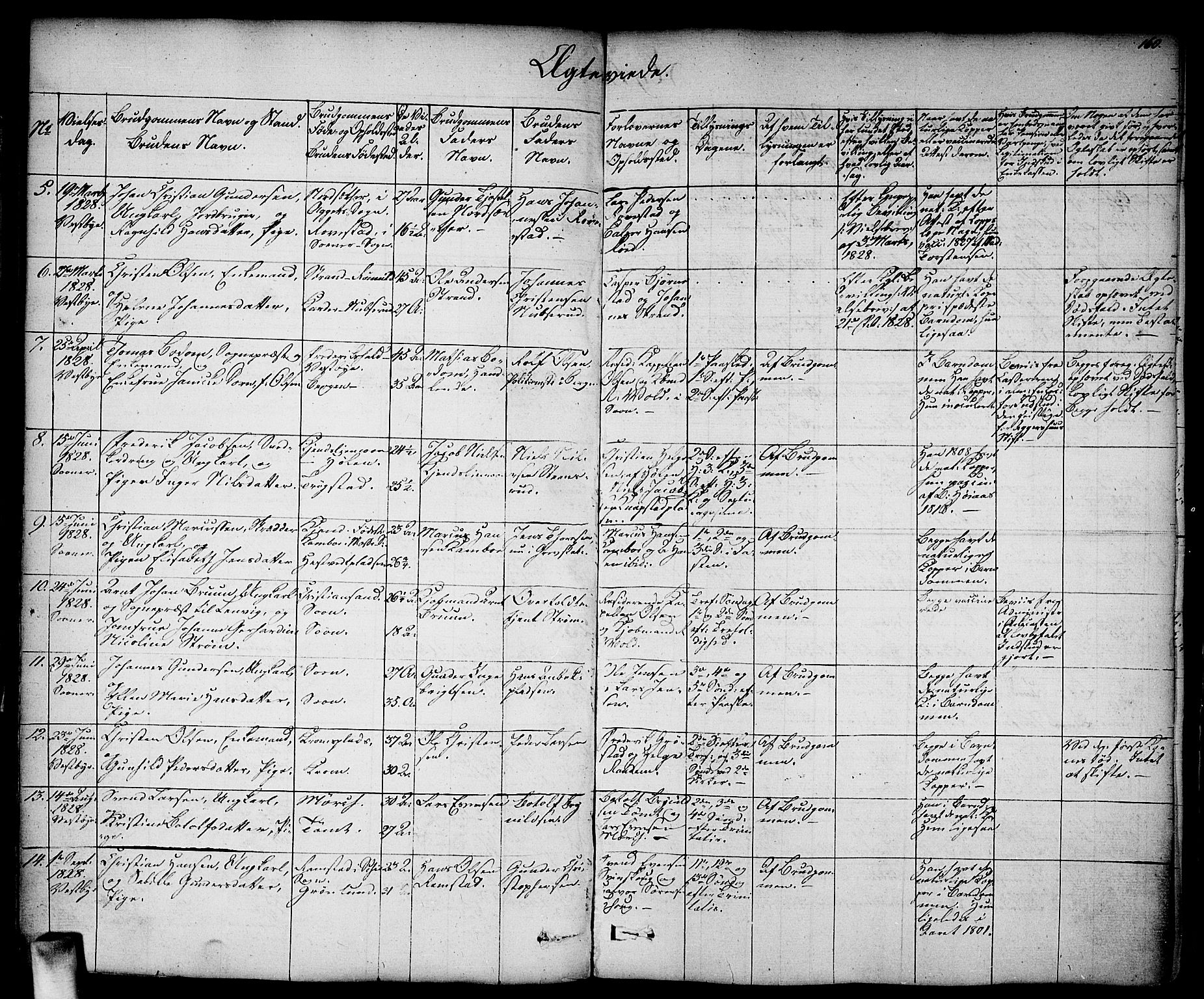 Vestby prestekontor Kirkebøker, SAO/A-10893/F/Fa/L0006: Parish register (official) no. I 6, 1827-1849, p. 160