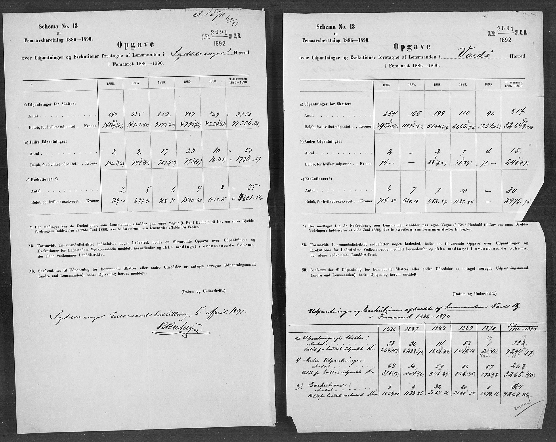 Statistisk sentralbyrå, Næringsøkonomiske emner, Generelt - Amtmennenes femårsberetninger, AV/RA-S-2233/F/Fa/L0073: --, 1886-1890, p. 287