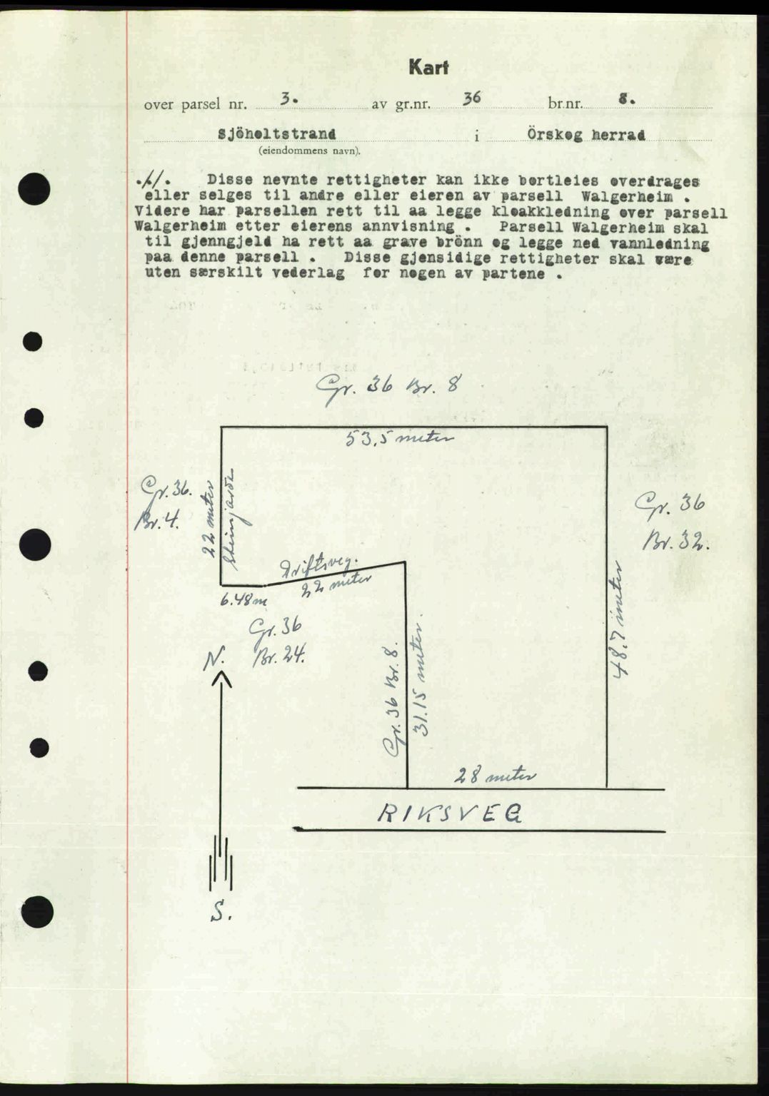 Nordre Sunnmøre sorenskriveri, AV/SAT-A-0006/1/2/2C/2Ca: Mortgage book no. A36, 1950-1950, Diary no: : 2156/1950