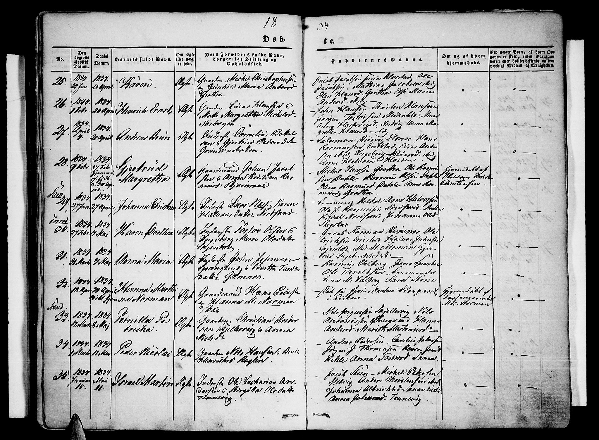 Trondenes sokneprestkontor, AV/SATØ-S-1319/H/Ha/L0007kirke: Parish register (official) no. 7, 1827-1841