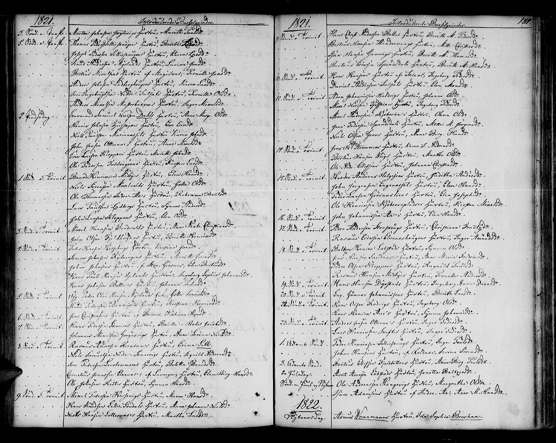 Ibestad sokneprestembete, SATØ/S-0077/H/Ha/Haa/L0004kirke: Parish register (official) no. 4, 1801-1824, p. 184