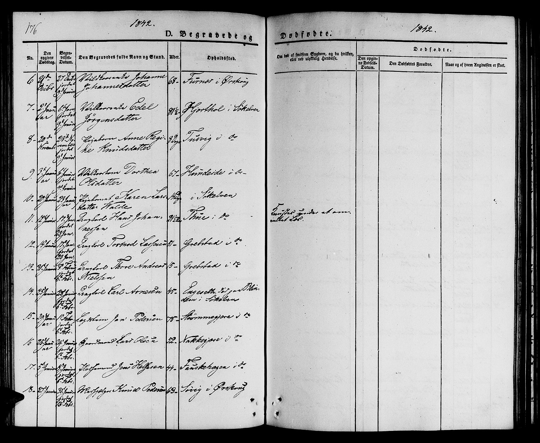 Ministerialprotokoller, klokkerbøker og fødselsregistre - Møre og Romsdal, AV/SAT-A-1454/522/L0311: Parish register (official) no. 522A06, 1832-1842, p. 176