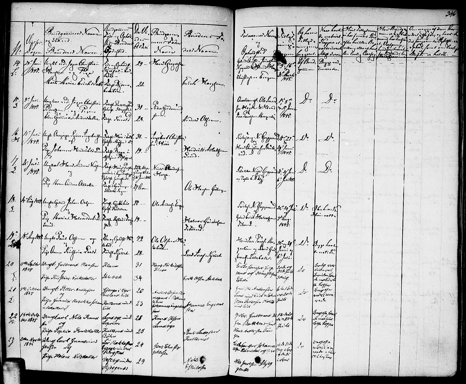 Høland prestekontor Kirkebøker, AV/SAO-A-10346a/F/Fa/L0008: Parish register (official) no. I 8, 1827-1845, p. 346