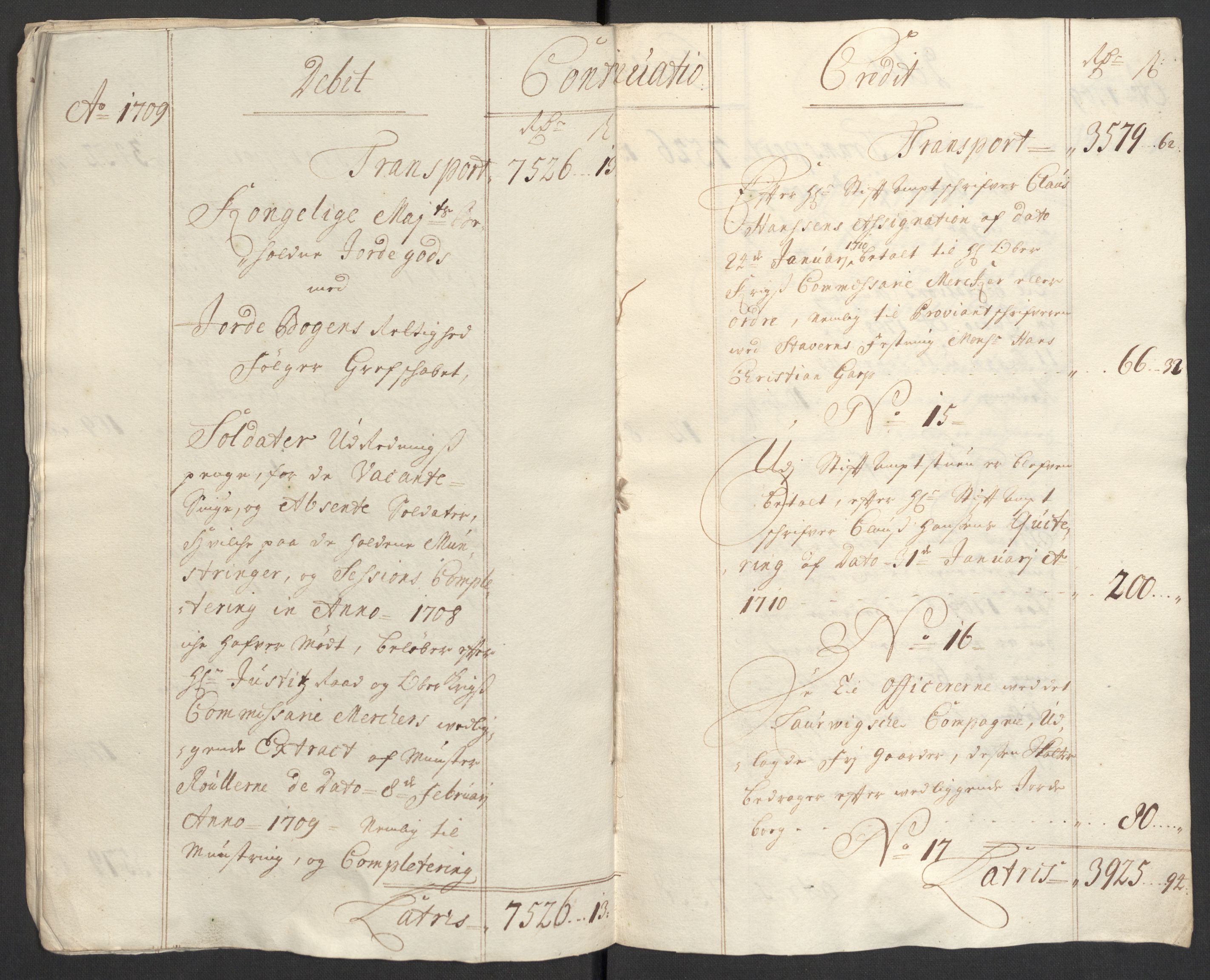 Rentekammeret inntil 1814, Reviderte regnskaper, Fogderegnskap, AV/RA-EA-4092/R33/L1981: Fogderegnskap Larvik grevskap, 1709-1710, p. 13