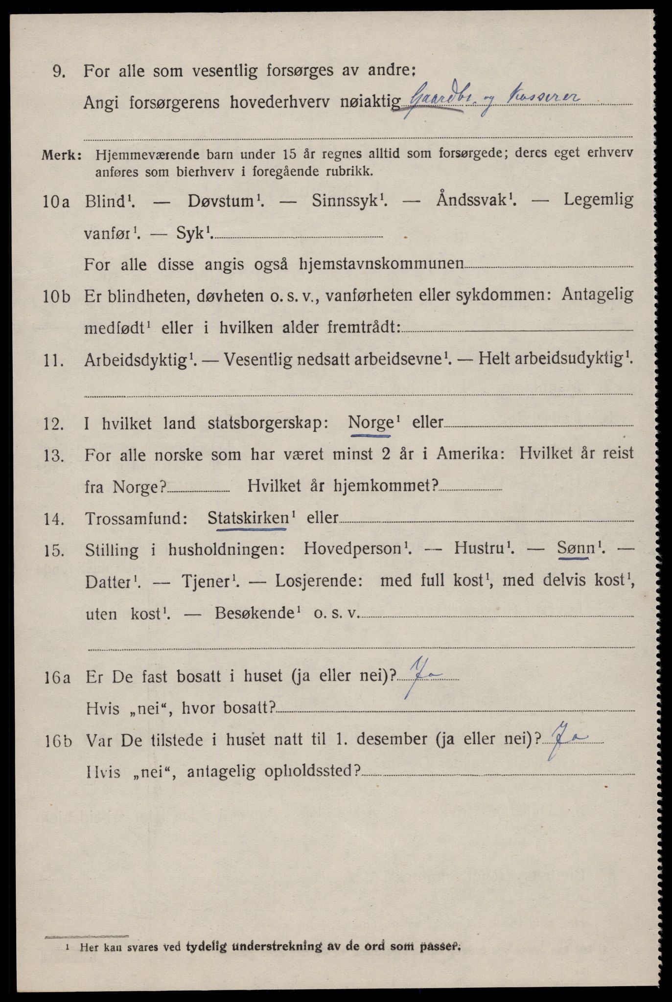 SAST, 1920 census for Heskestad, 1920, p. 1402