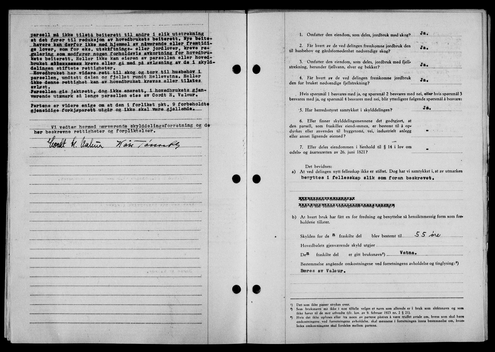 Lofoten sorenskriveri, SAT/A-0017/1/2/2C/L0016a: Mortgage book no. 16a, 1947-1947, Diary no: : 1280/1947