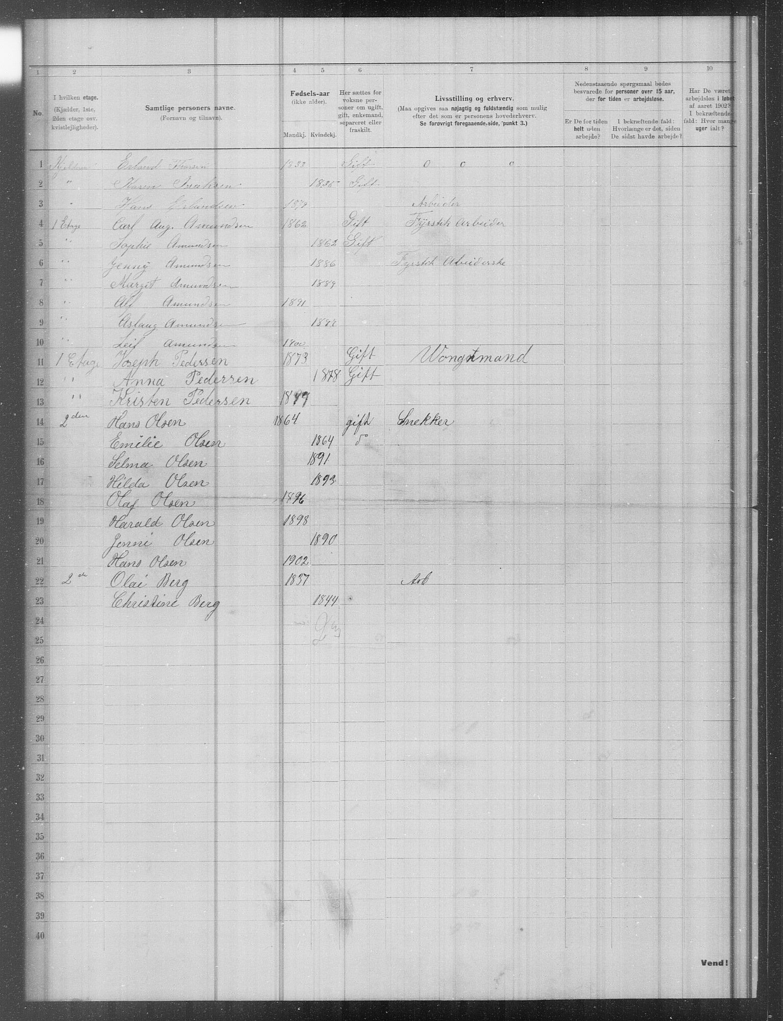 OBA, Municipal Census 1902 for Kristiania, 1902, p. 14184