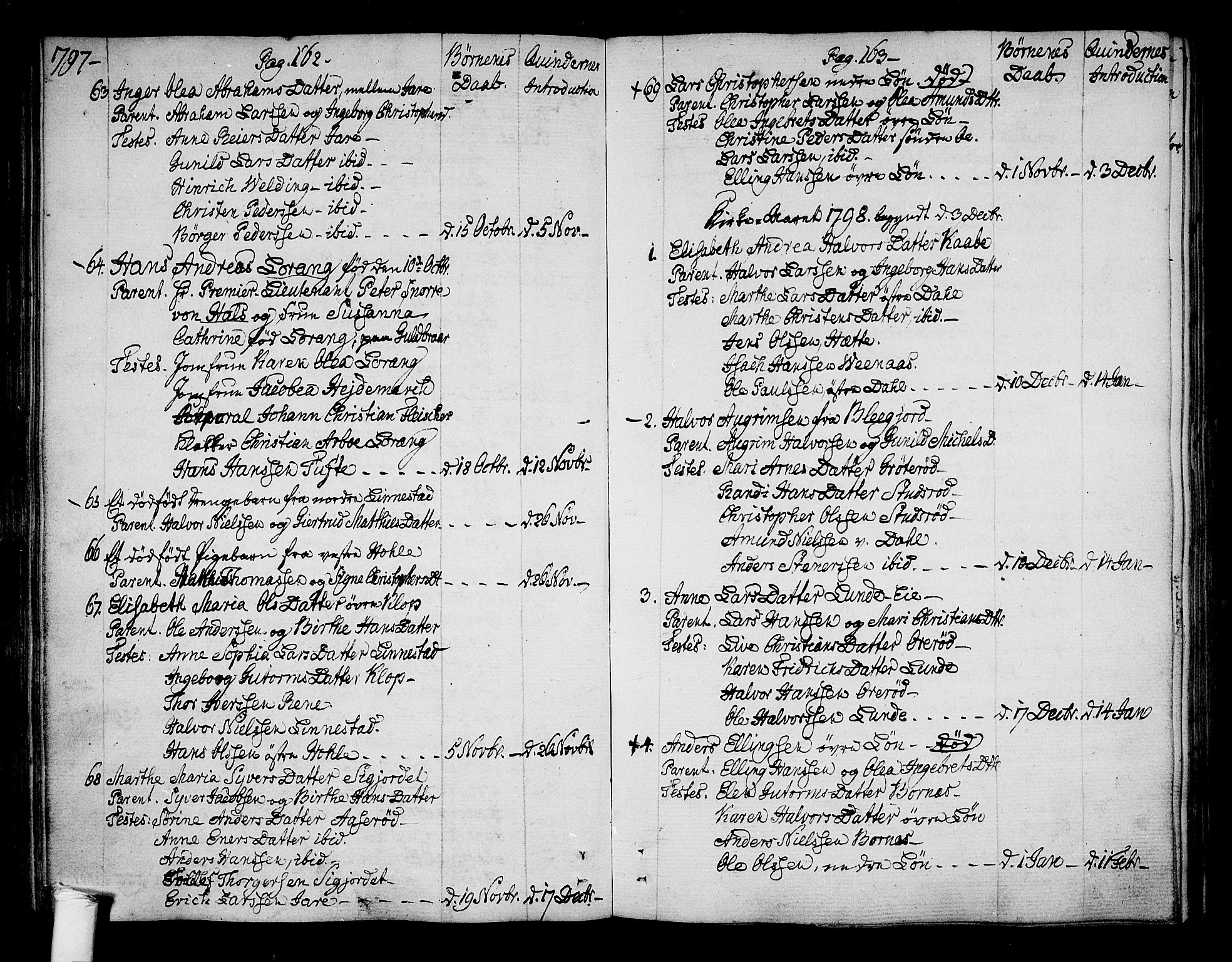 Ramnes kirkebøker, SAKO/A-314/F/Fa/L0003: Parish register (official) no. I 3, 1790-1813, p. 162-163