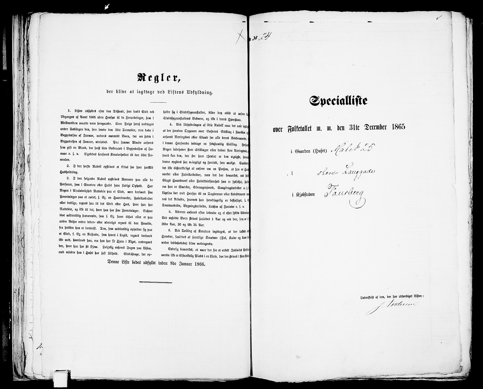 RA, 1865 census for Tønsberg, 1865, p. 58