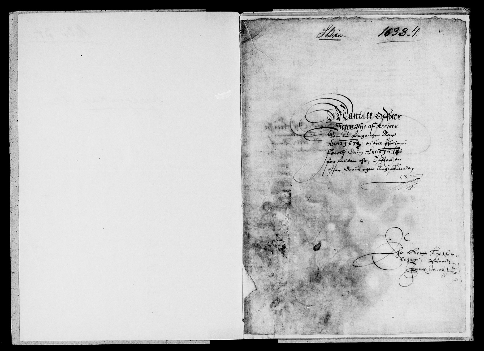 Rentekammeret inntil 1814, Reviderte regnskaper, Lensregnskaper, AV/RA-EA-5023/R/Rb/Rbp/L0017: Bratsberg len, 1633-1635