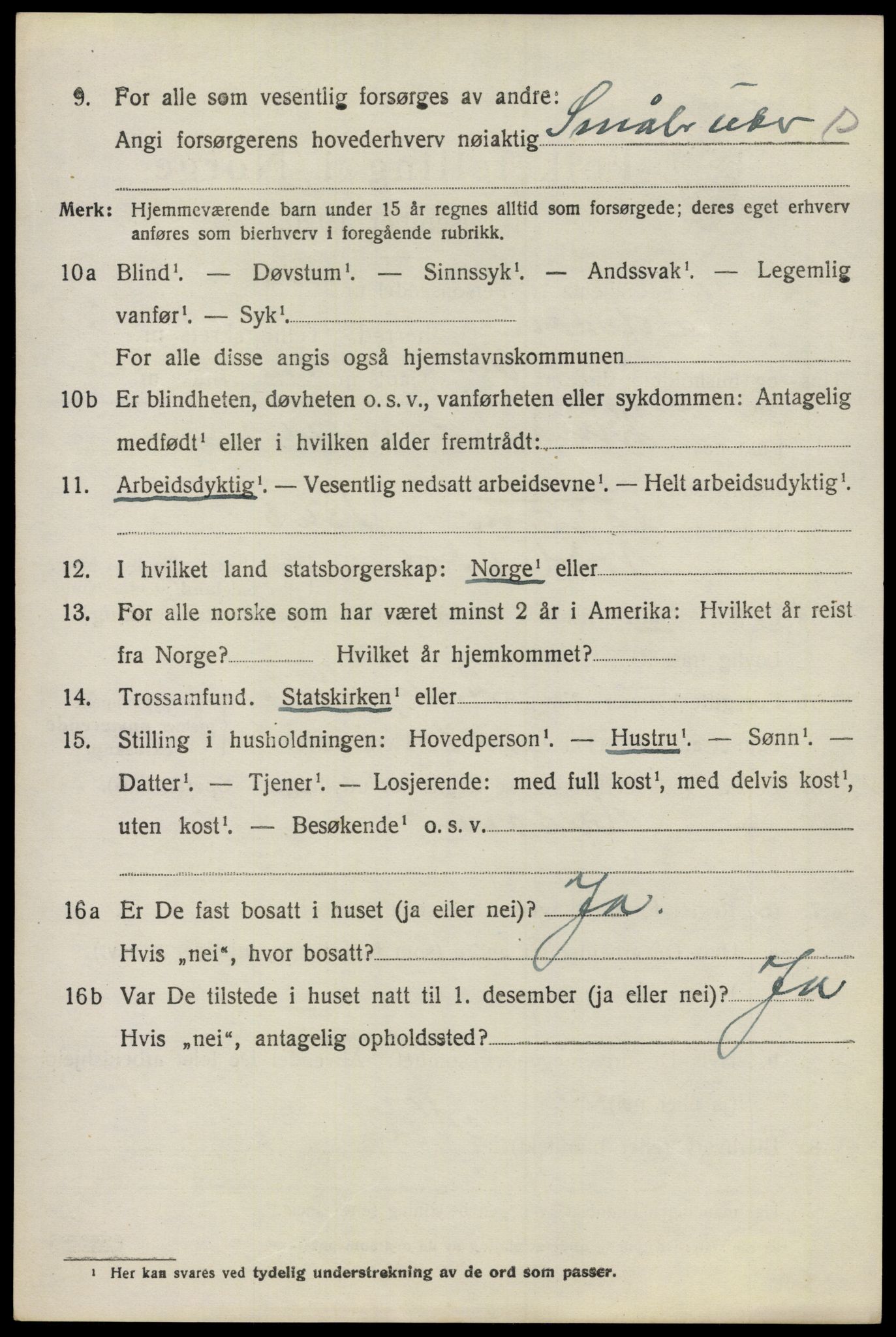 SAO, 1920 census for Eidsvoll, 1920, p. 10738