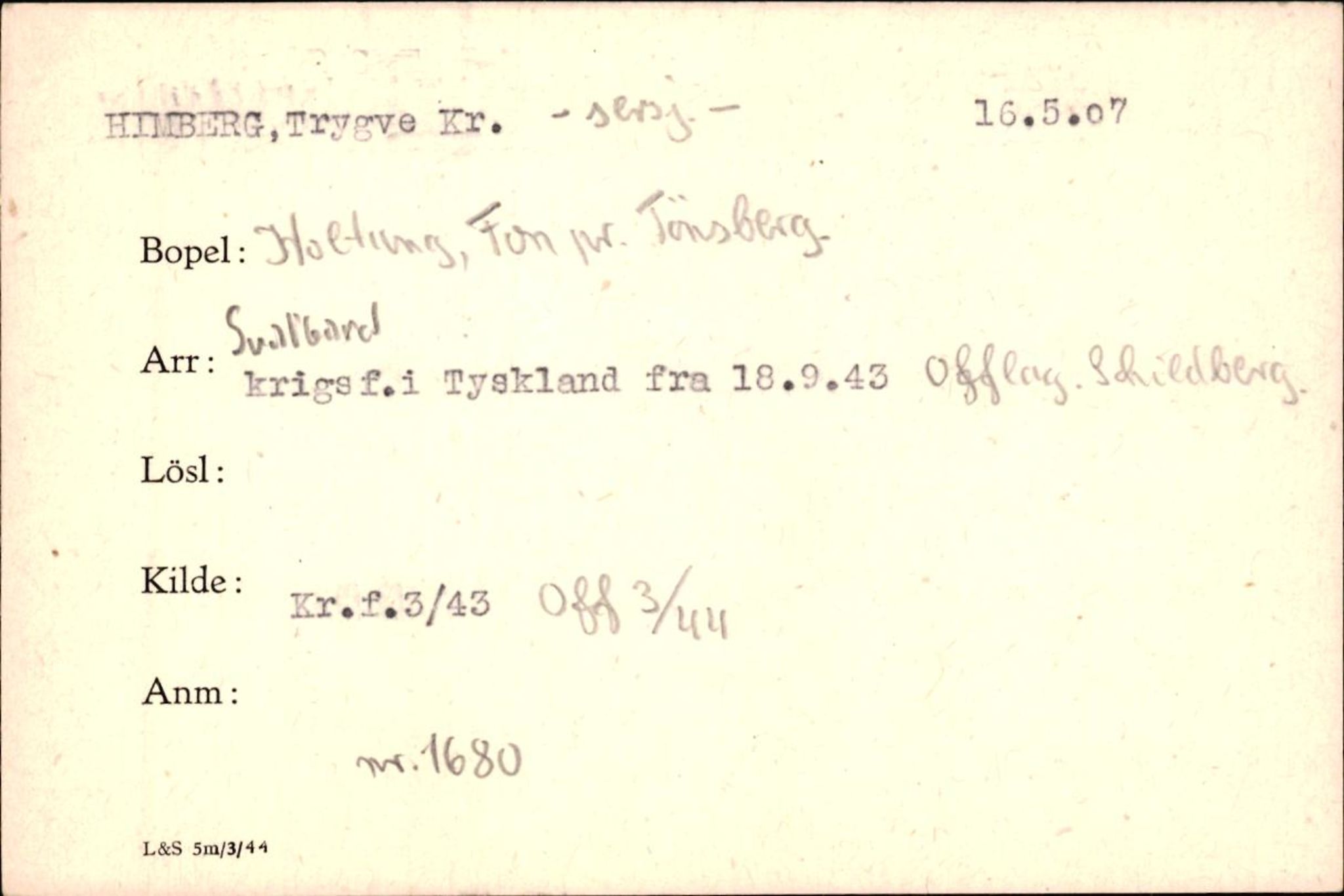 Forsvaret, Forsvarets krigshistoriske avdeling, AV/RA-RAFA-2017/Y/Yf/L0200: II-C-11-2102  -  Norske krigsfanger i Tyskland, 1940-1945, p. 440