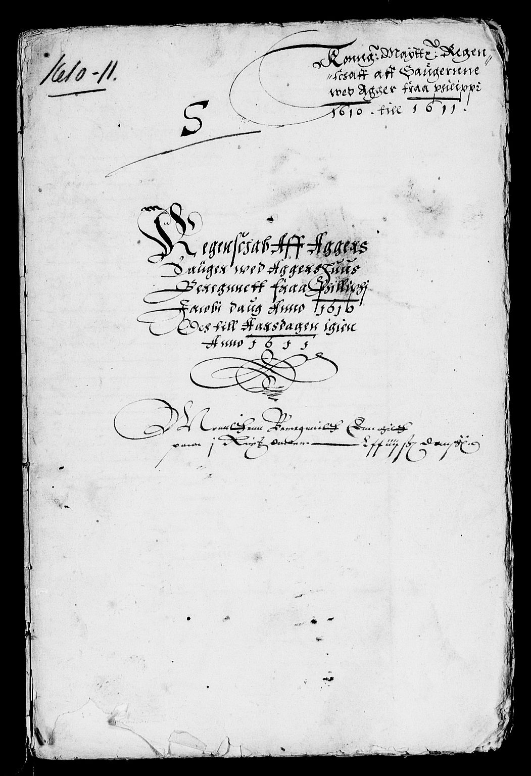 Rentekammeret inntil 1814, Reviderte regnskaper, Lensregnskaper, AV/RA-EA-5023/R/Rb/Rba/L0026: Akershus len, 1610-1612