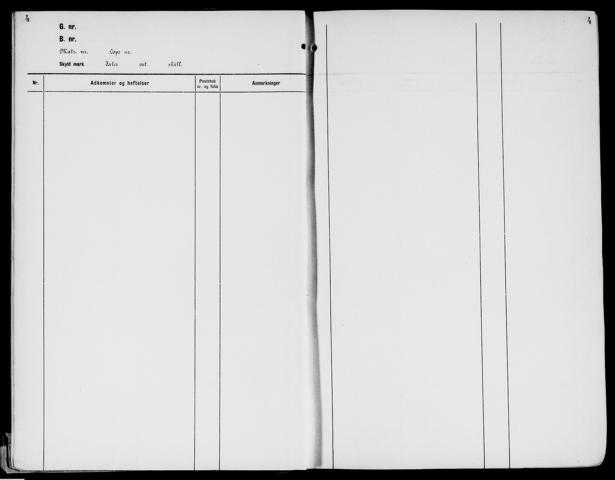 Sør-Østerdal sorenskriveri, SAH/TING-018/H/Ha/Haa/L0021: Mortgage register no. 3, 1922-1954, p. 4