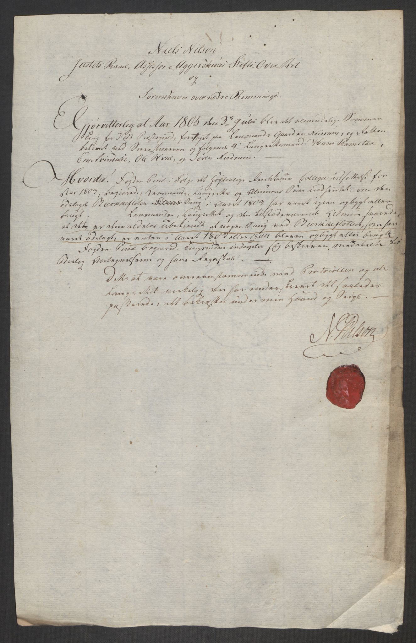 Rentekammeret inntil 1814, Reviderte regnskaper, Fogderegnskap, AV/RA-EA-4092/R11/L0679: Fogderegnskap Nedre Romerike, 1803, p. 673