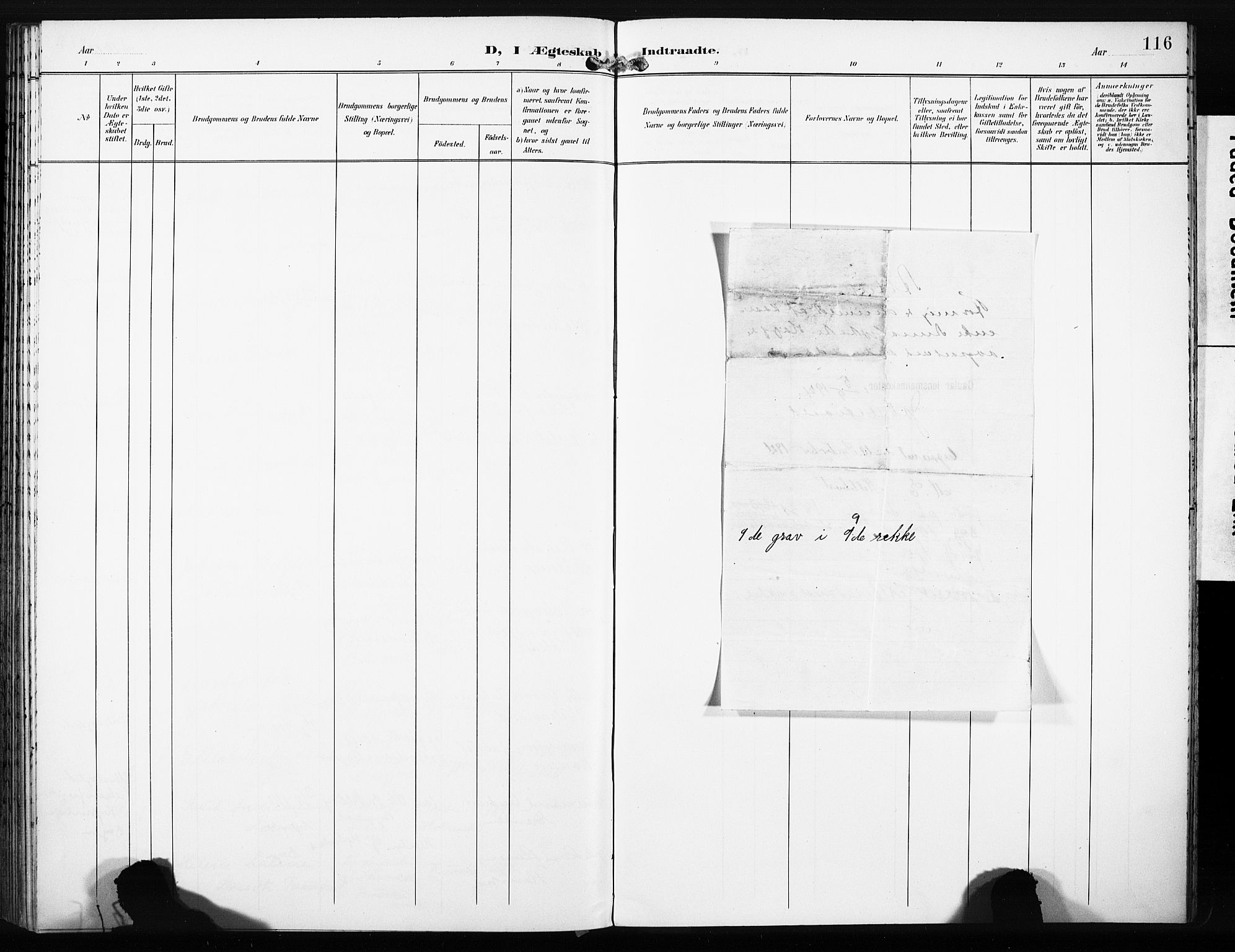 Gaular sokneprestembete, SAB/A-80001/H/Haa: Parish register (official) no. C 2, 1898-1910, p. 116