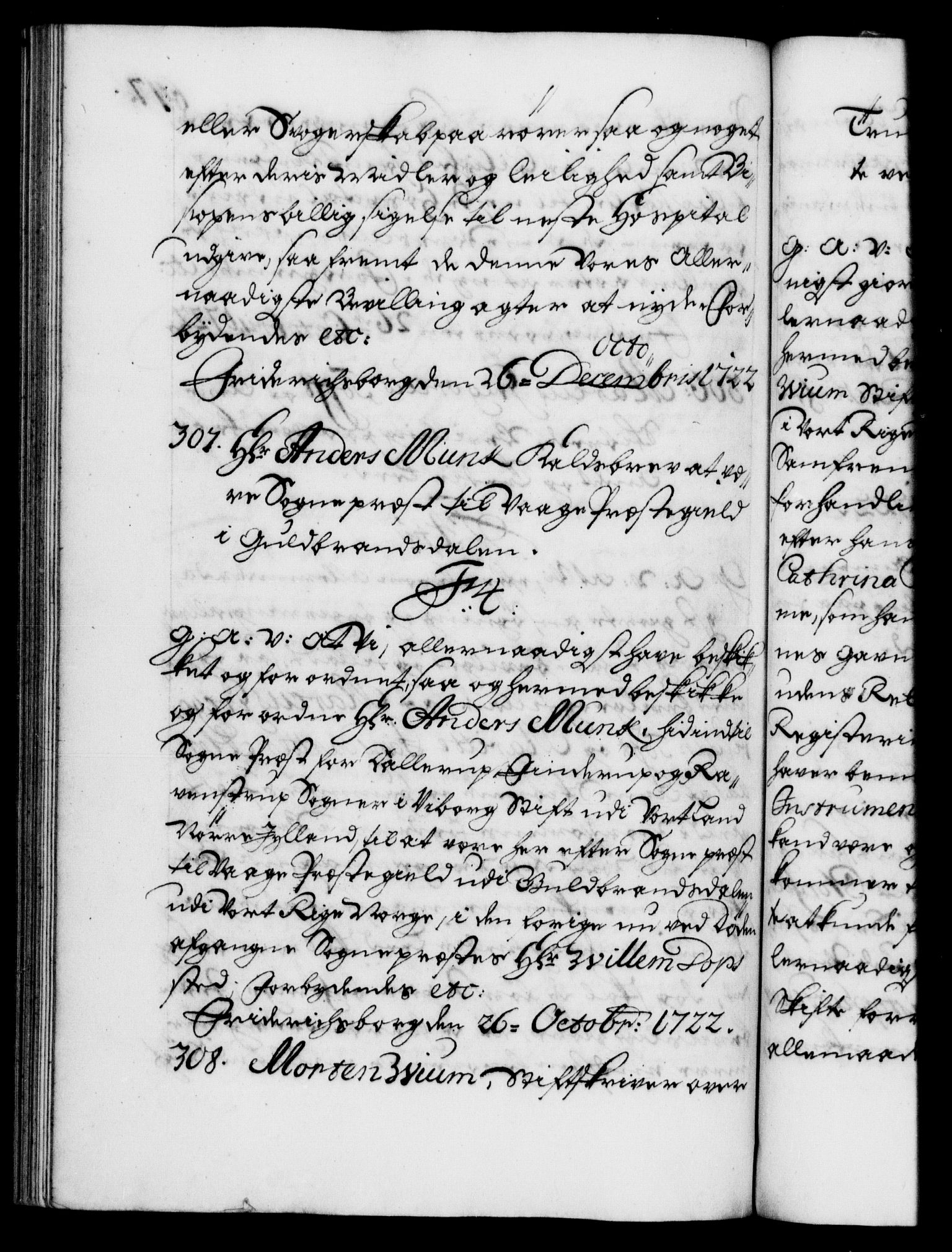 Danske Kanselli 1572-1799, RA/EA-3023/F/Fc/Fca/Fcaa/L0023: Norske registre, 1720-1722, p. 647b