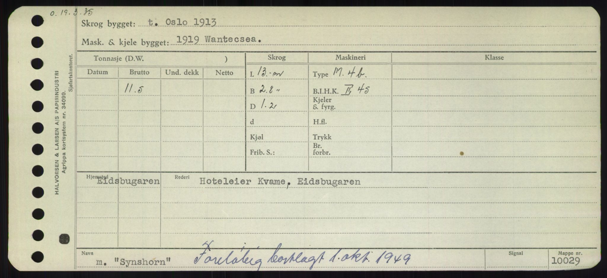 Sjøfartsdirektoratet med forløpere, Skipsmålingen, RA/S-1627/H/Hd/L0037: Fartøy, Su-Så, p. 463