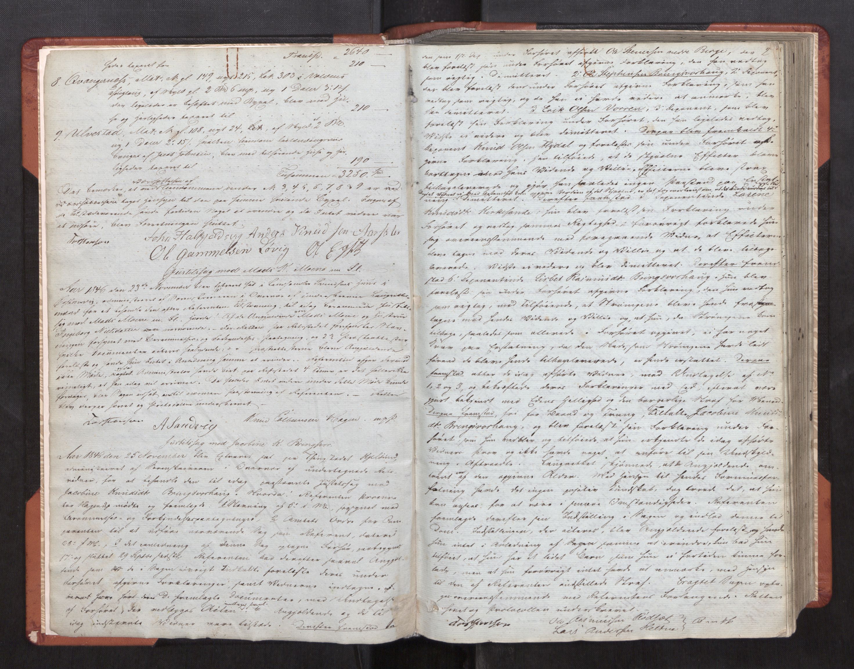Søre Sunnmøre sorenskriveri, AV/SAT-A-4122/1/1/1B/L0001: Ekstrarettsprotokollar, 1846-1854, p. 1b-2a
