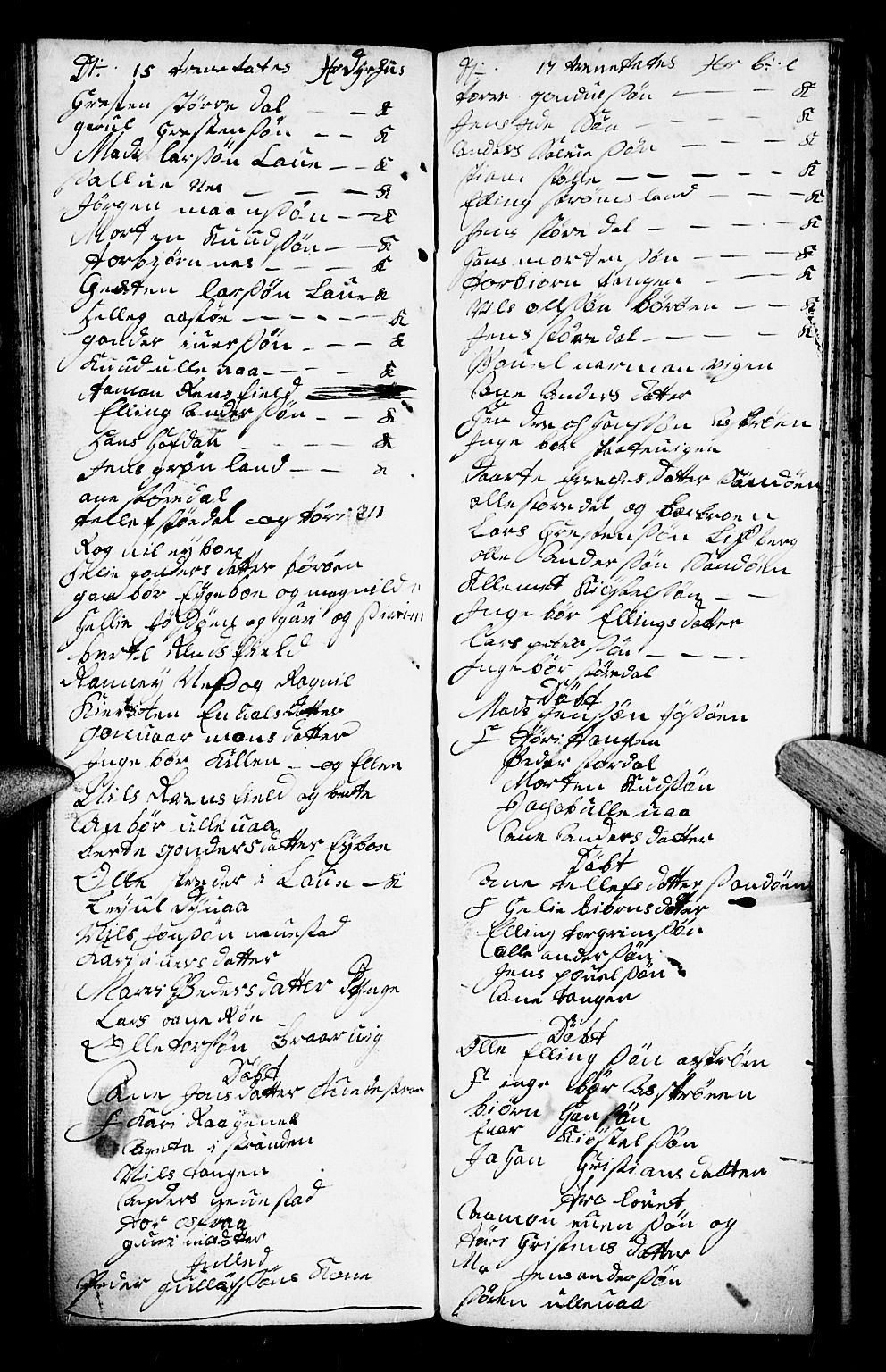 Dypvåg sokneprestkontor, SAK/1111-0007/F/Fb/Fba/L0005: Parish register (copy) no. B 5, 1732-1746, p. 148