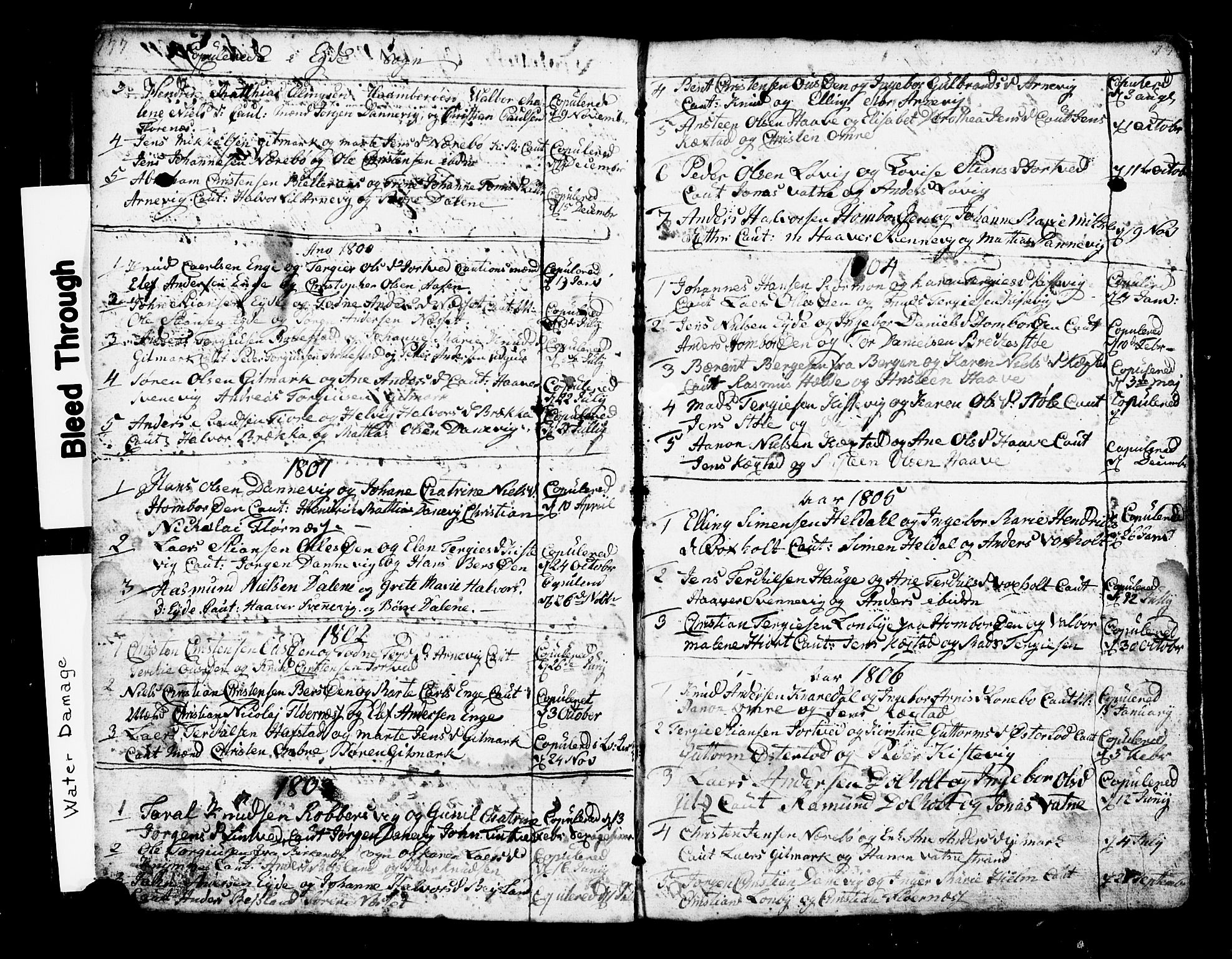 Hommedal sokneprestkontor, AV/SAK-1111-0023/F/Fb/Fbb/L0002: Parish register (copy) no. B 2 /2, 1791-1817, p. 177-178