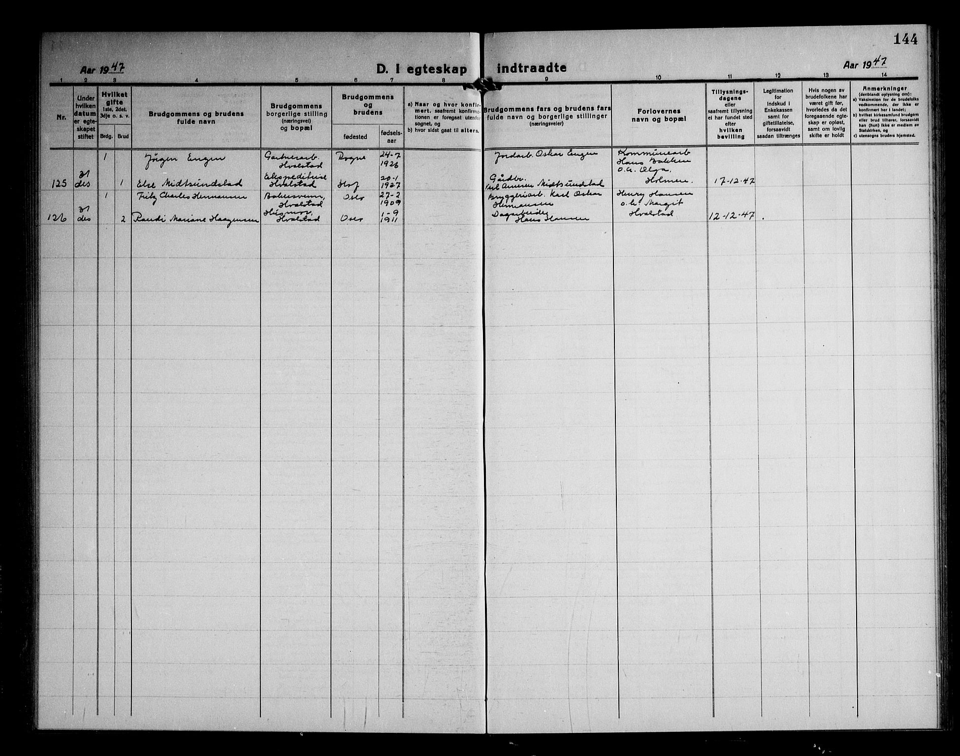 Asker prestekontor Kirkebøker, SAO/A-10256a/F/Fa/L0020: Parish register (official) no. I 20, 1918-1948, p. 144