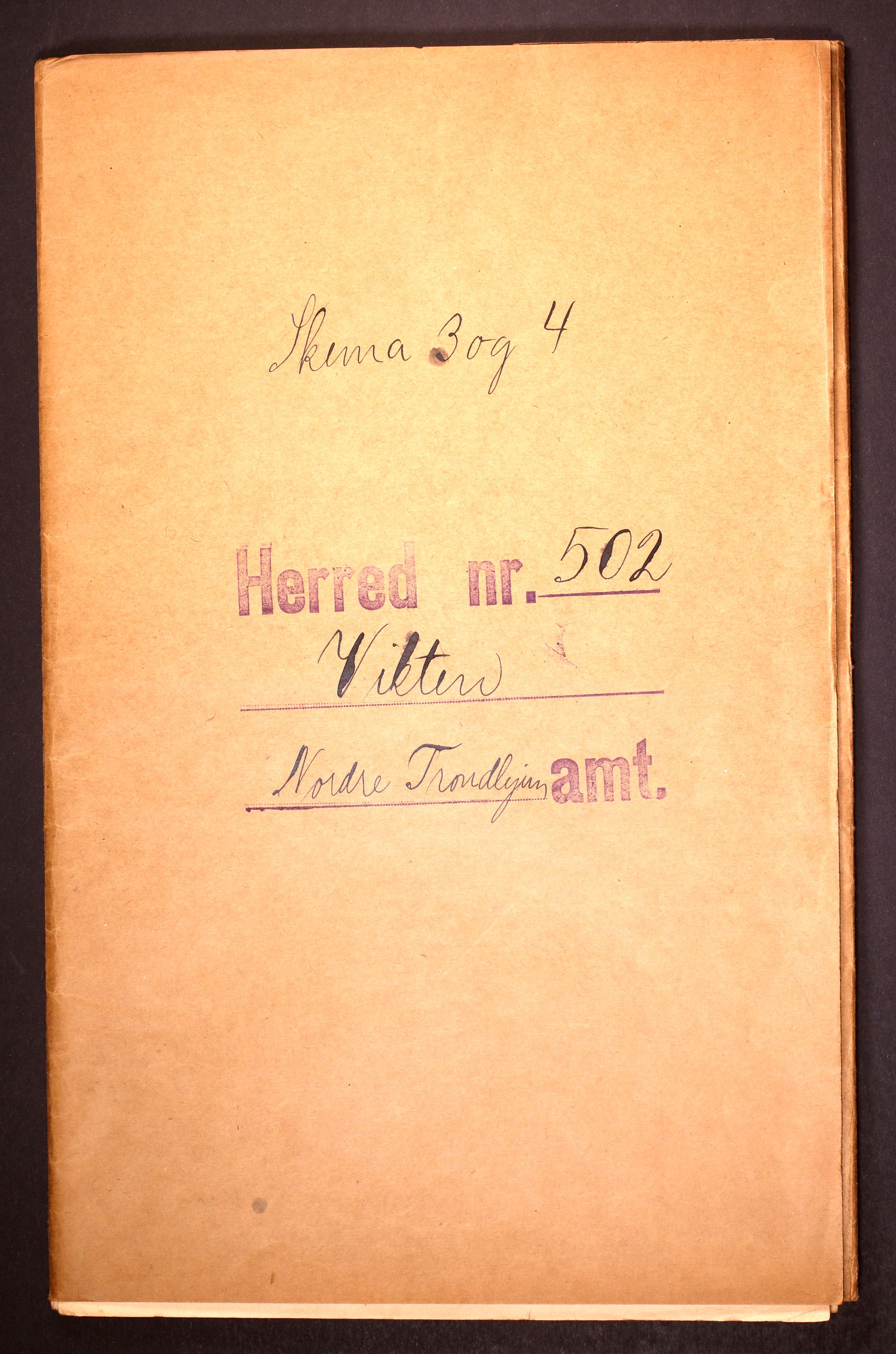 RA, 1910 census for Vikna, 1910, p. 1