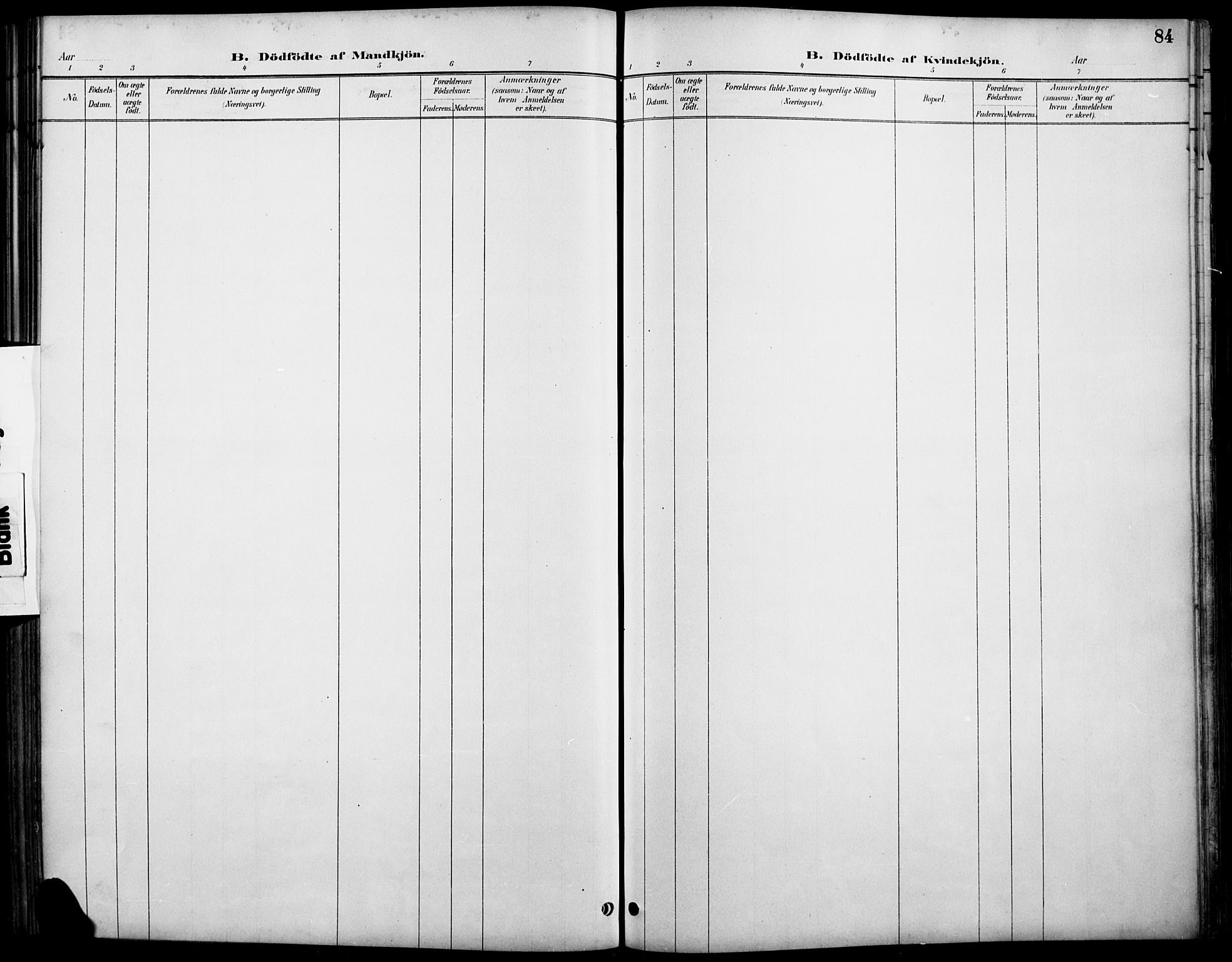 Østre Gausdal prestekontor, SAH/PREST-092/H/Ha/Haa/L0002: Parish register (official) no. 2, 1887-1897, p. 84