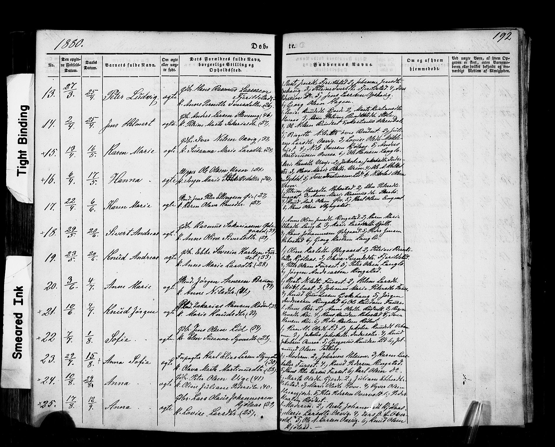 Ministerialprotokoller, klokkerbøker og fødselsregistre - Møre og Romsdal, AV/SAT-A-1454/520/L0275: Parish register (official) no. 520A05, 1844-1881, p. 192