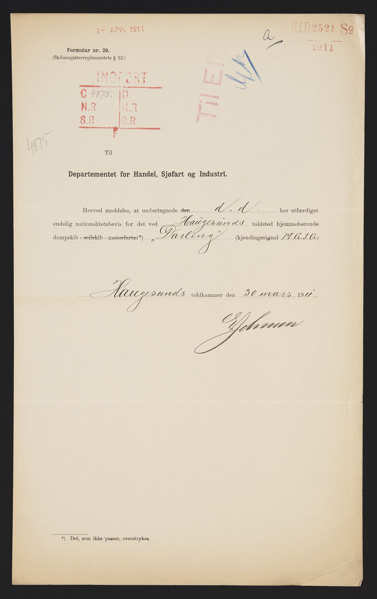 Sjøfartsdirektoratet med forløpere, skipsmapper slettede skip, AV/RA-S-4998/F/Fa/L0234: --, 1854-1920, p. 111